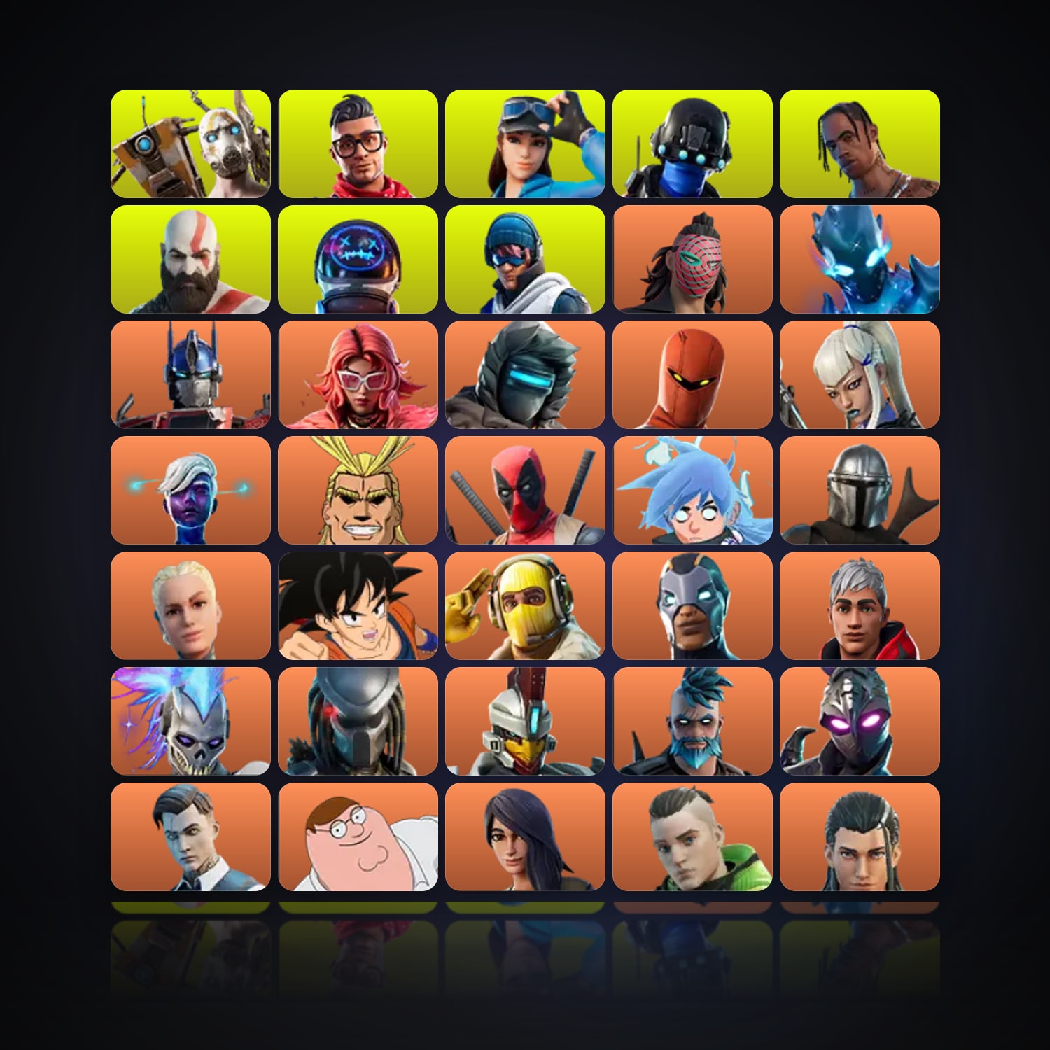 Fortnite | 305 Skins | 200 V-Bucks | Level 5483 | 487 Wins — HabibiAccounts