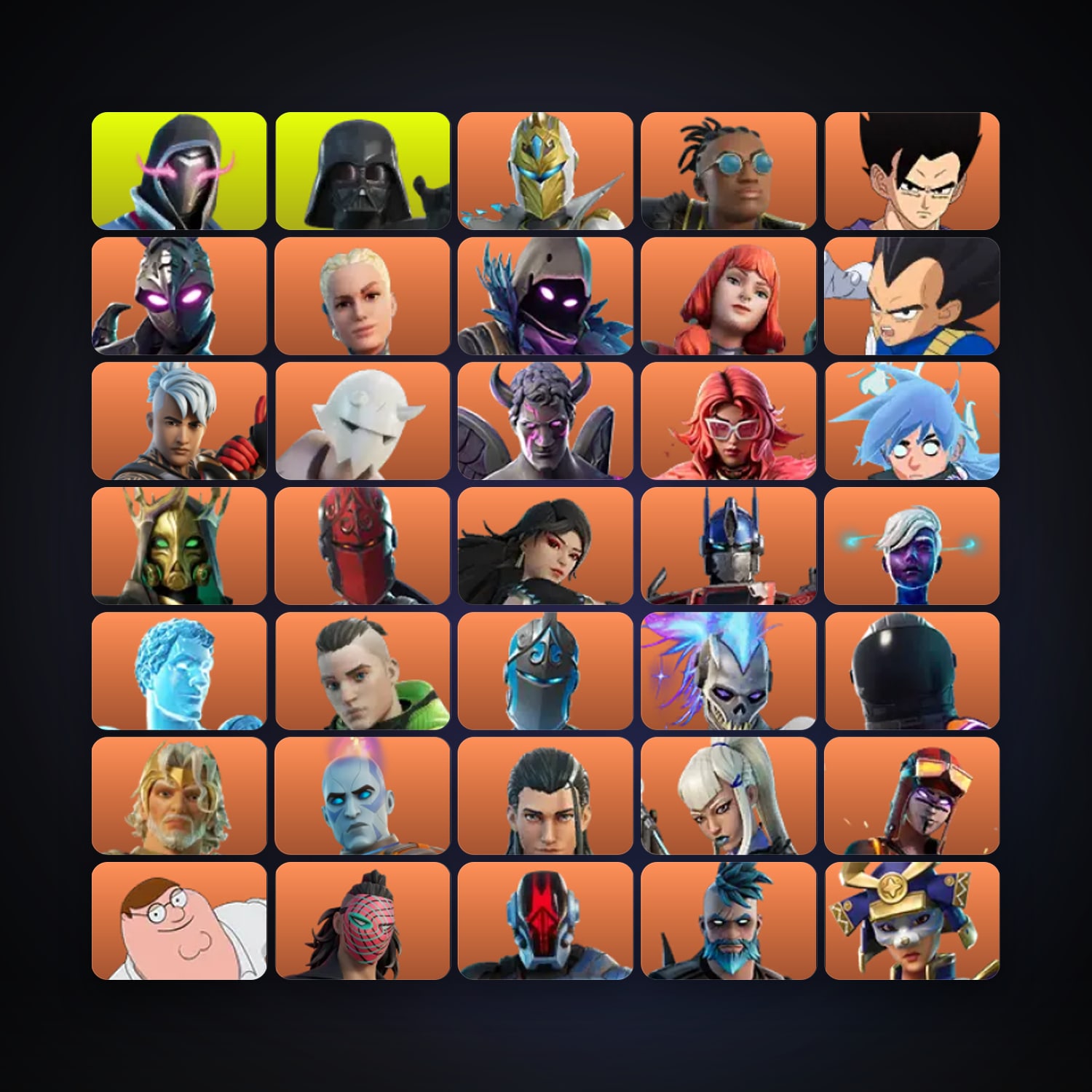 Fortnite | 380 Skins | 550 V-Bucks | Level 4542 | 465 Wins — HabibiAccounts