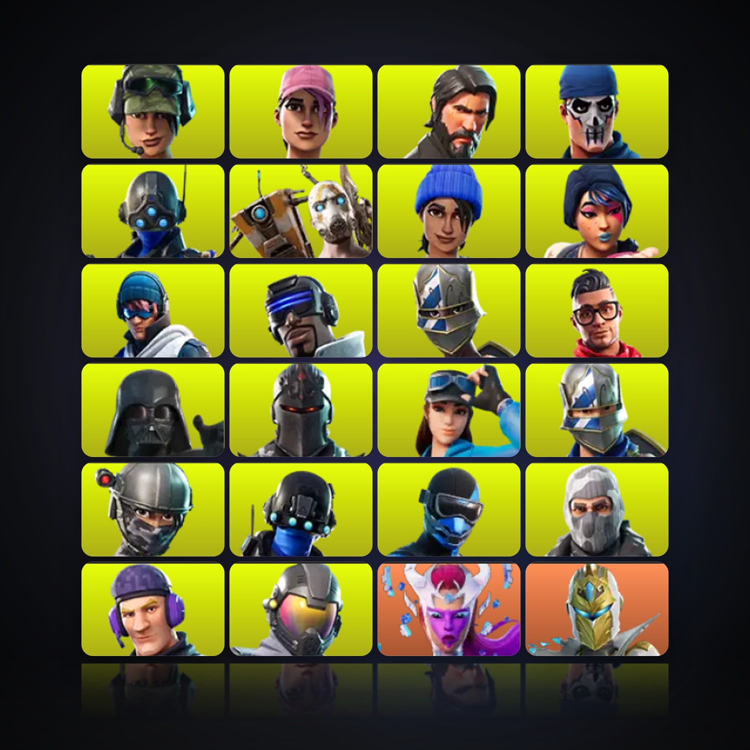 Fortnite | 280 Skins | 2.6K V-Bucks | Level 3332 | 768 Wins — HabibiAccounts