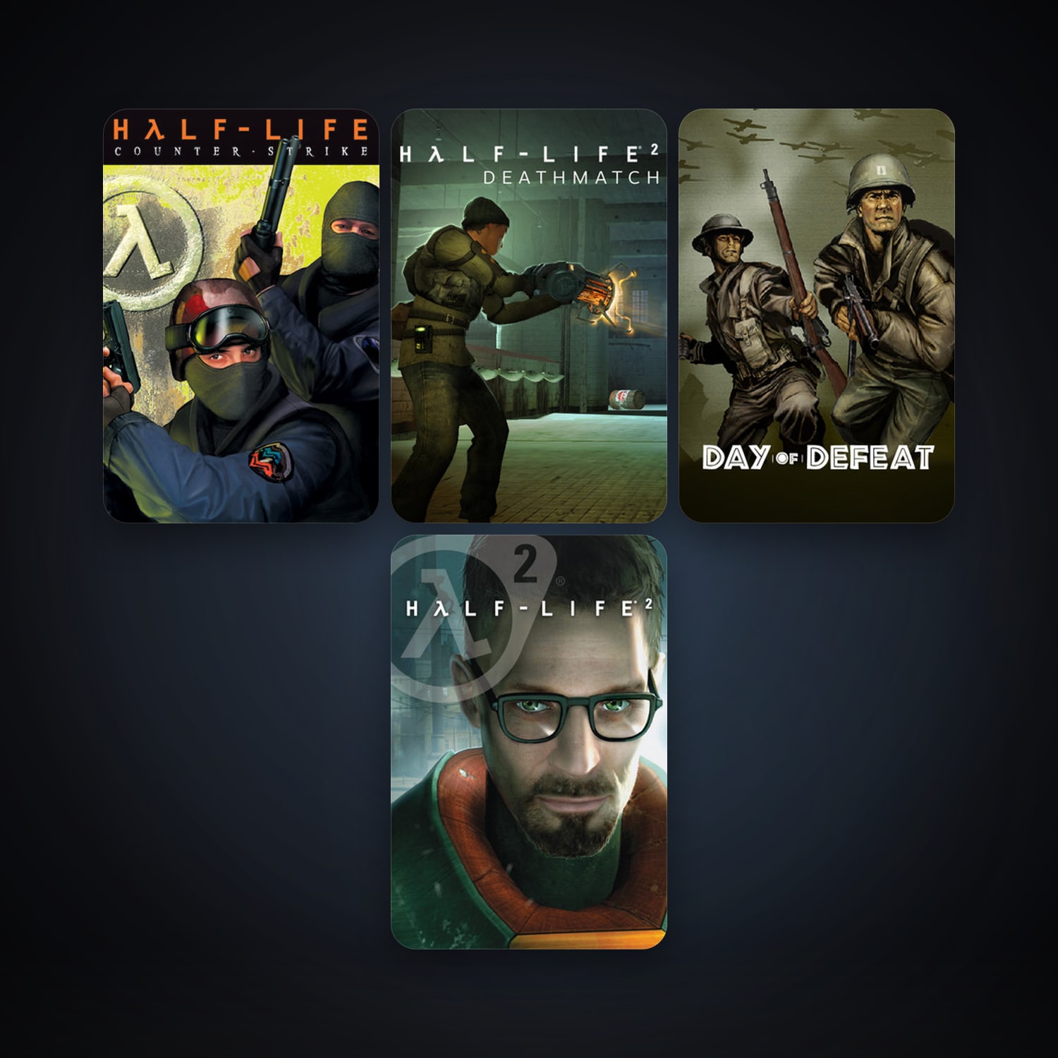 Counter-Strike + Day of Defeat, 9 games, clean — HabibiAccounts