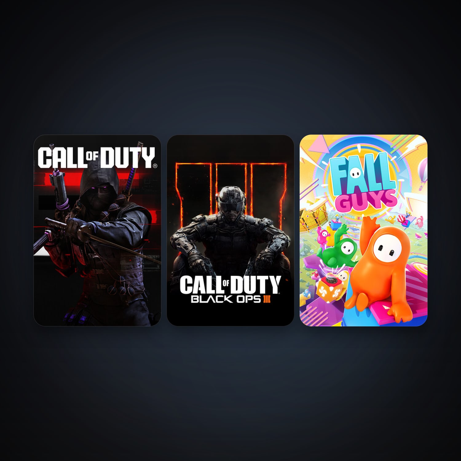 Call of Duty: Black Ops III + Fall Guys, 4 games, clean — HabibiAccounts