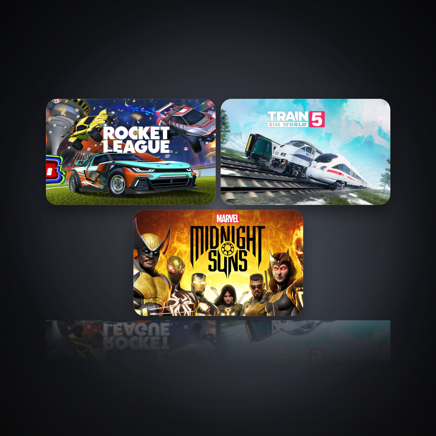 Rocket League & Train Sim World 5 | 3 Games — HabibiAccounts