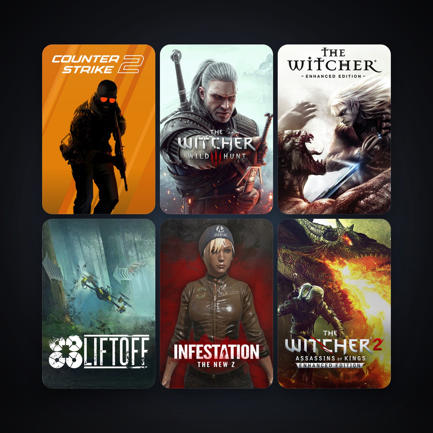 CS2 Prime + The Witcher: Enhanced Edition Director's Cut, 9 games, clean — HabibiAccounts
