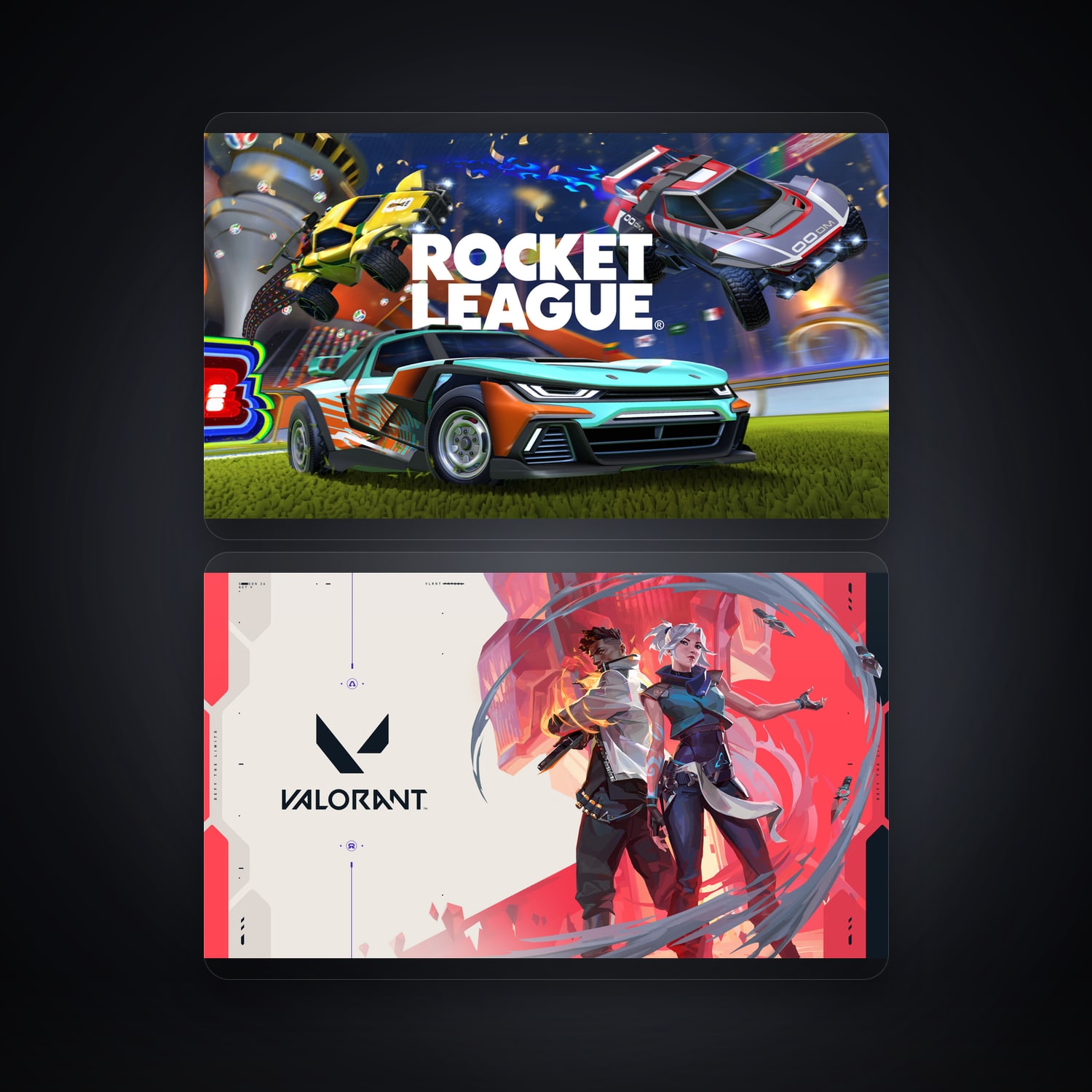 Rocket League & VALORANT | 2 Games — HabibiAccounts