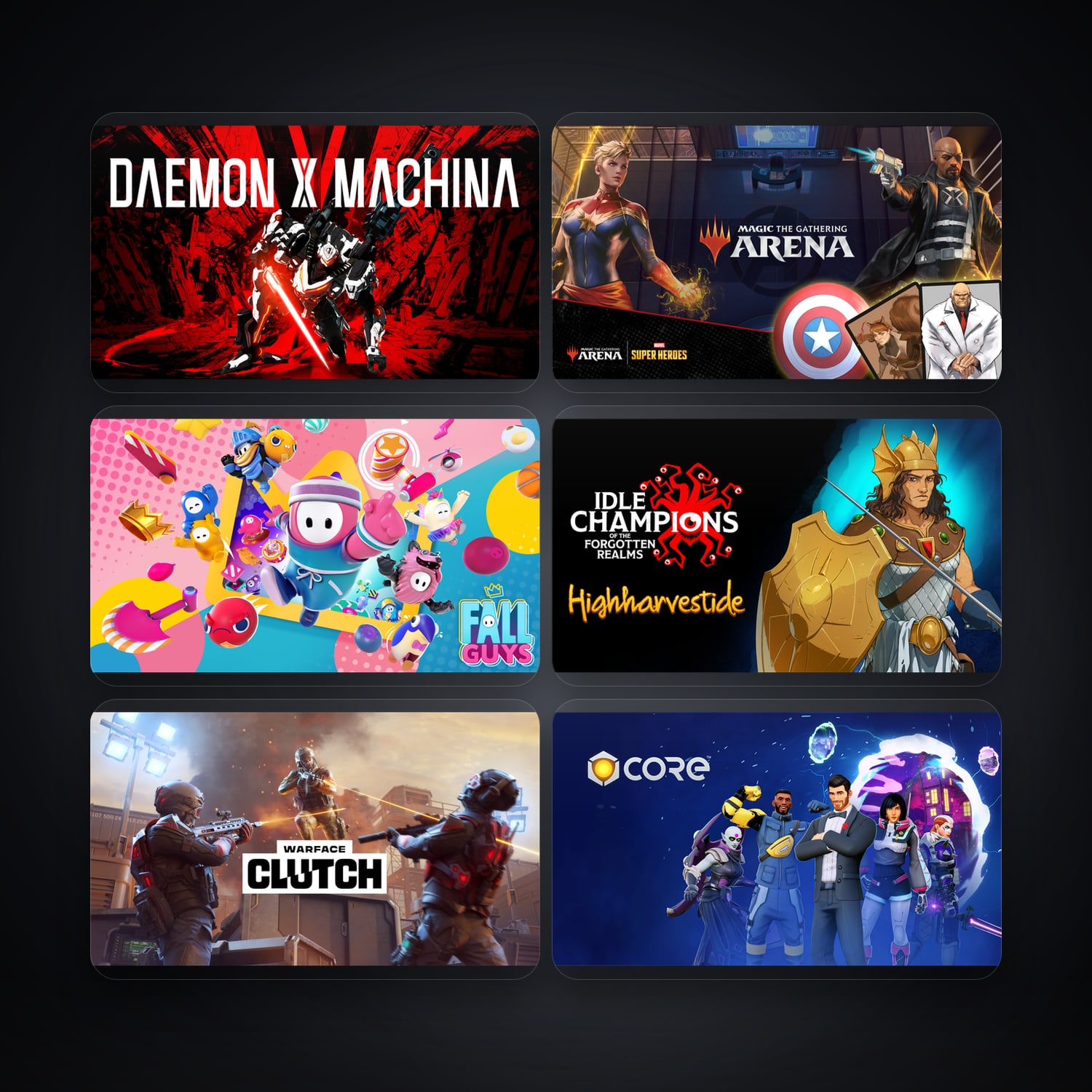 هالحساب إبك فيه DAEMON X MACHINA وMagic The Gathering Arena، CA، 6 ألعاب — HabibiAccounts