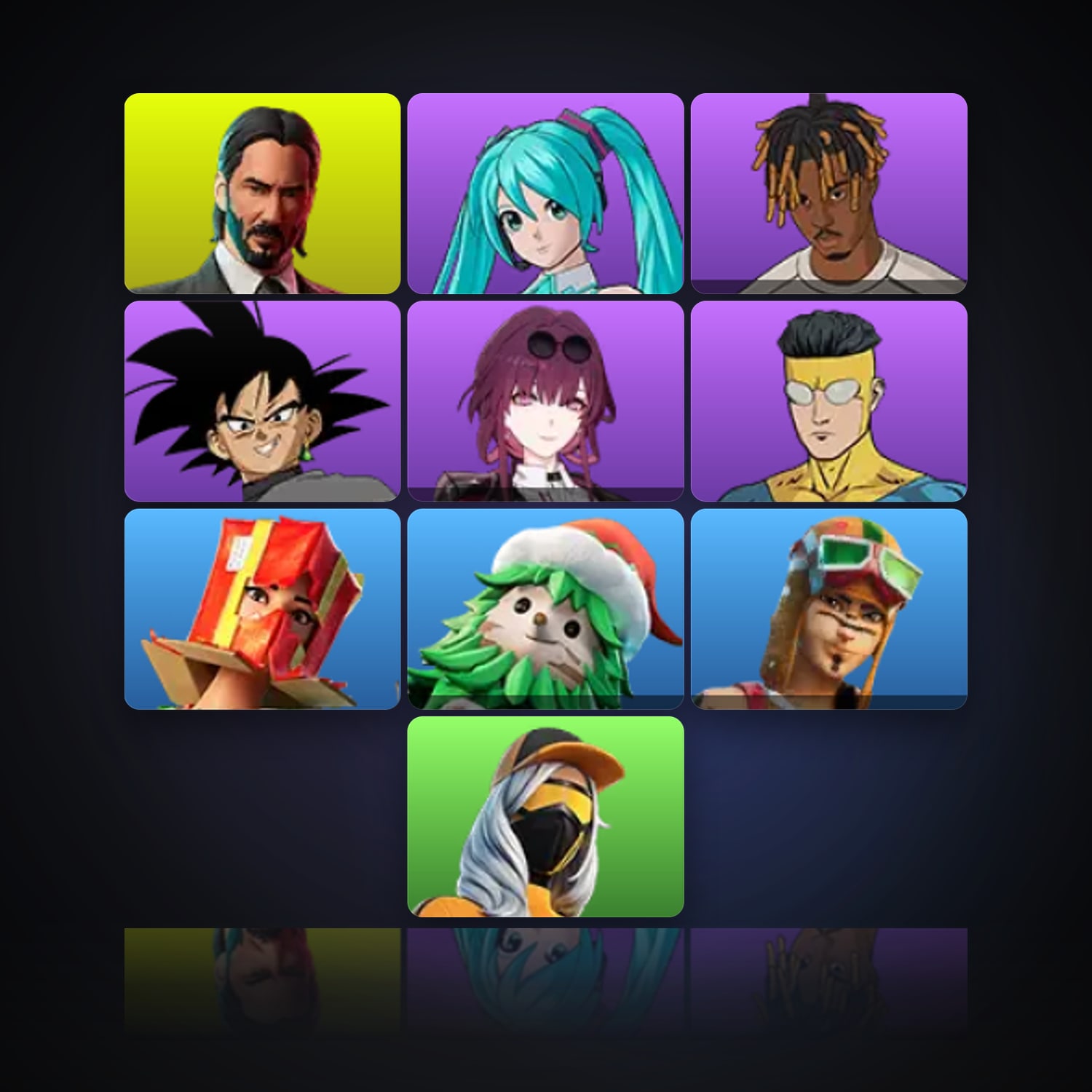 Fortnite | 10 Skins | 10.1K V-Bucks | Level 436 | 17 Wins — HabibiAccounts
