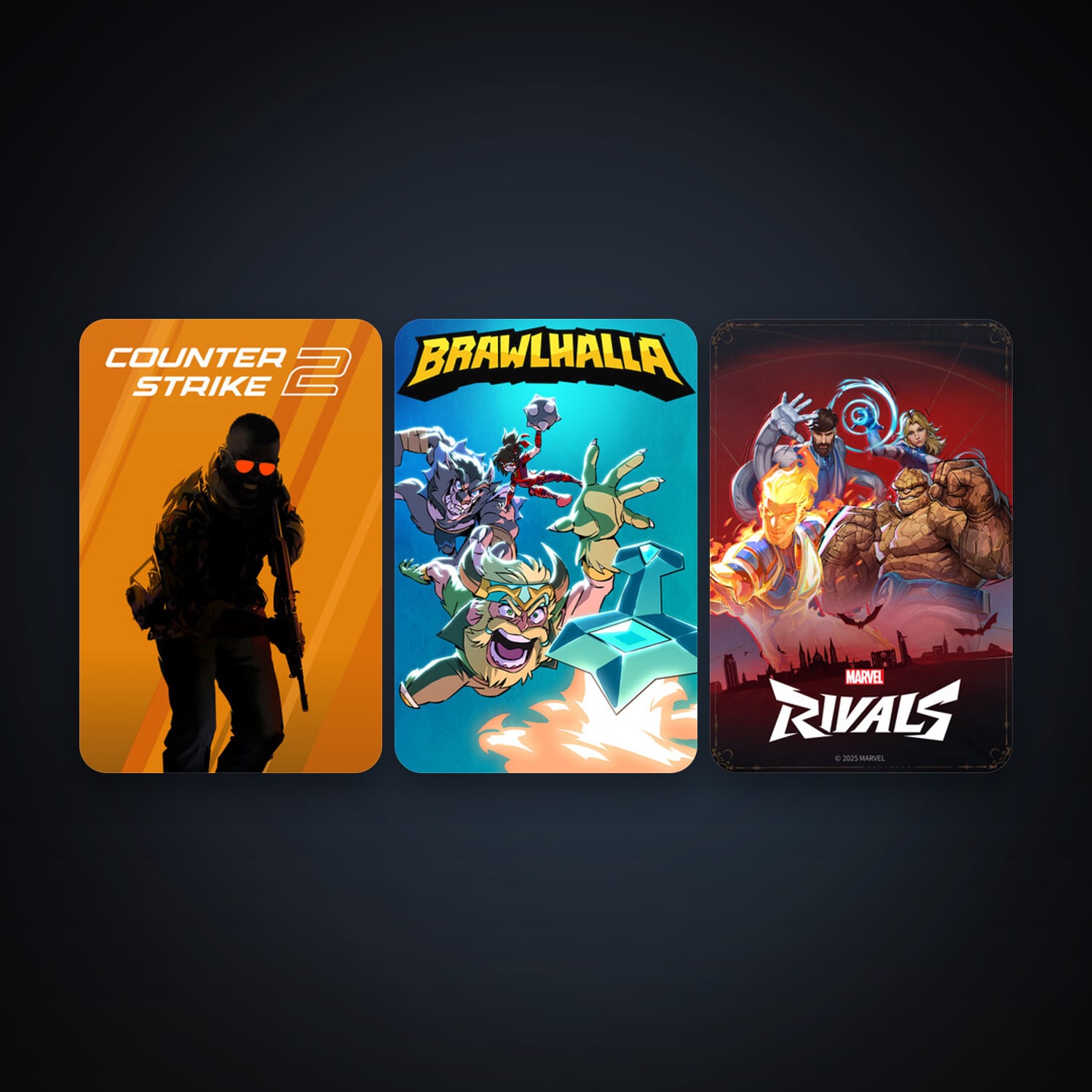 CS2 Prime + Brawlhalla, 3 games, clean — HabibiAccounts