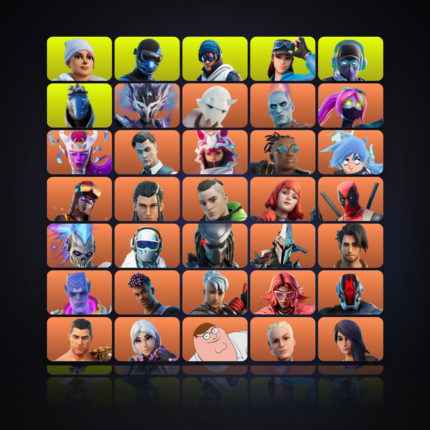 Fortnite | 219 Skins | 750 V-Bucks | Level 2649 | 204 Wins — HabibiAccounts