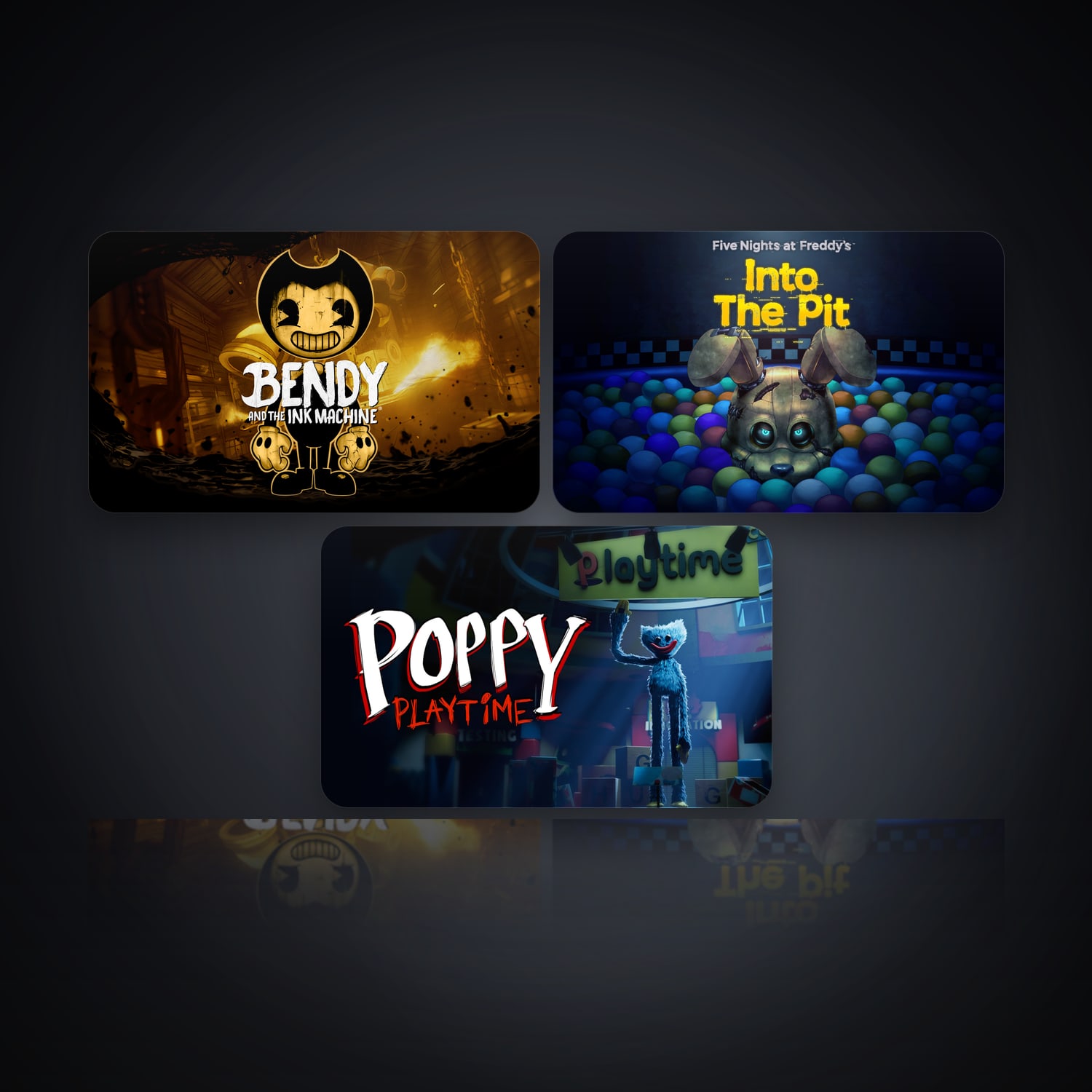 Bendy and the Ink Machine & Five Nights at Freddy's: Into the Pit | 3 Games — HabibiAccounts