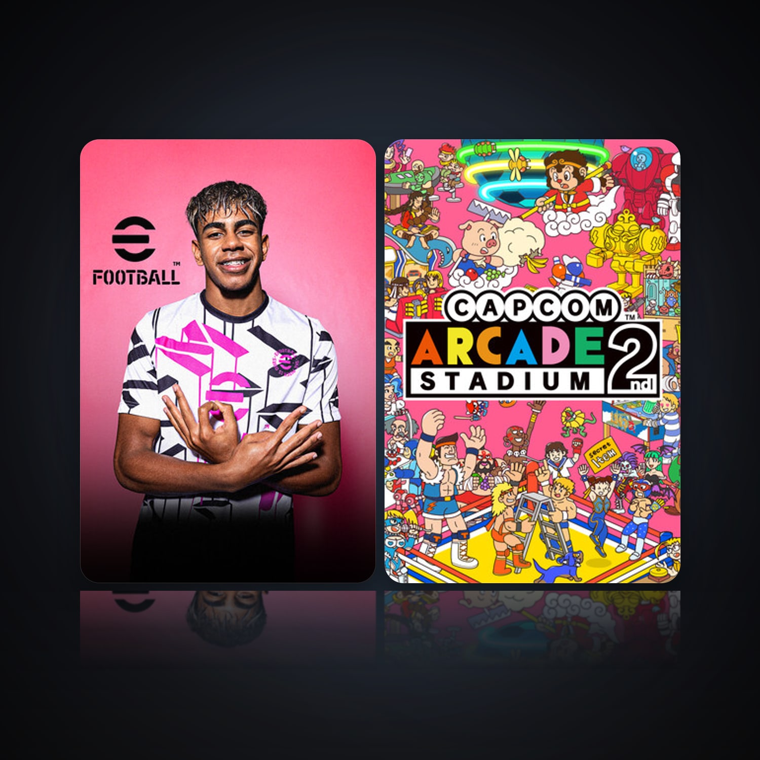 eFootball 2024 & Capcom Arcade 2nd Stadium — HabibiAccounts