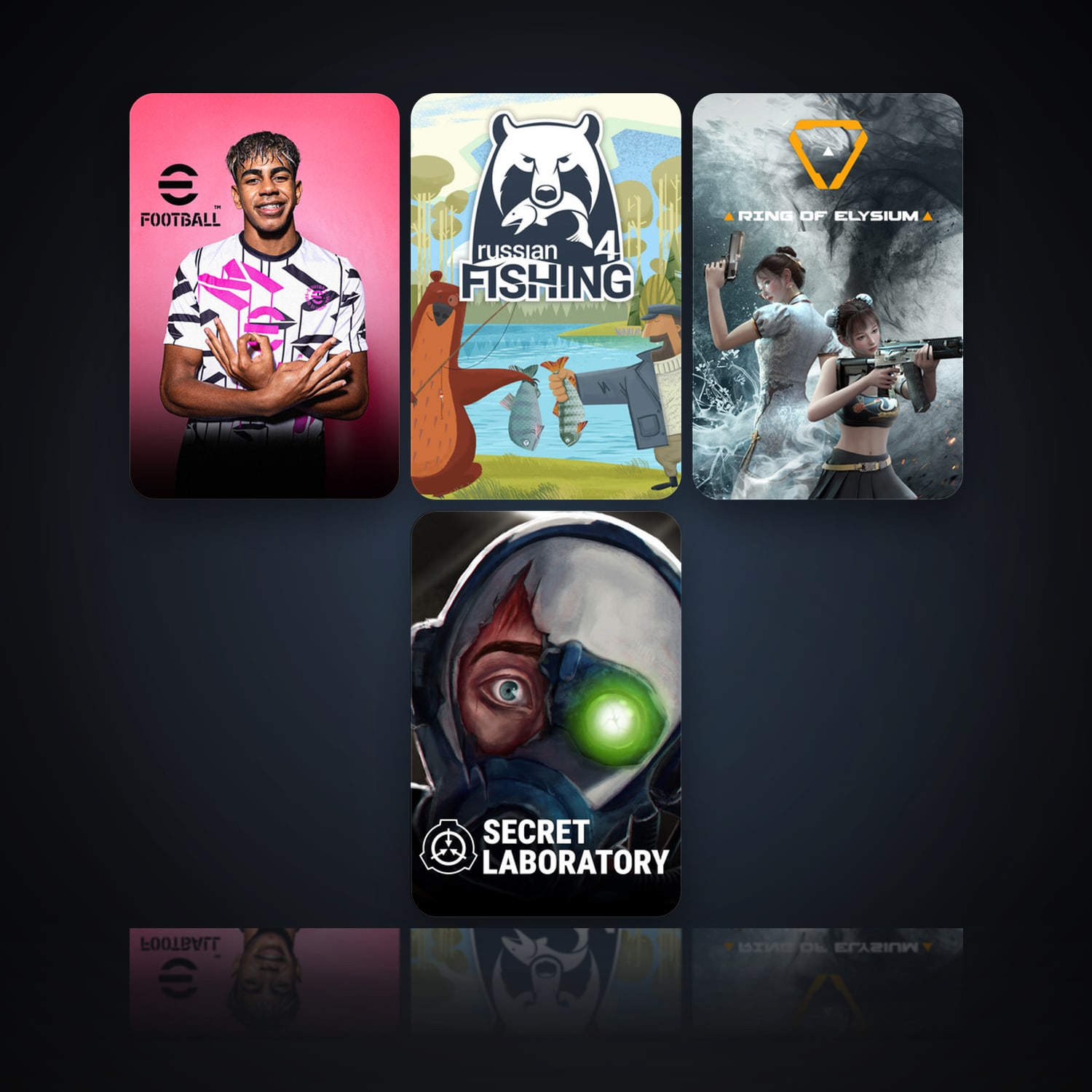eFootball 2024 & Russian Fishing 4 | Clean — HabibiAccounts