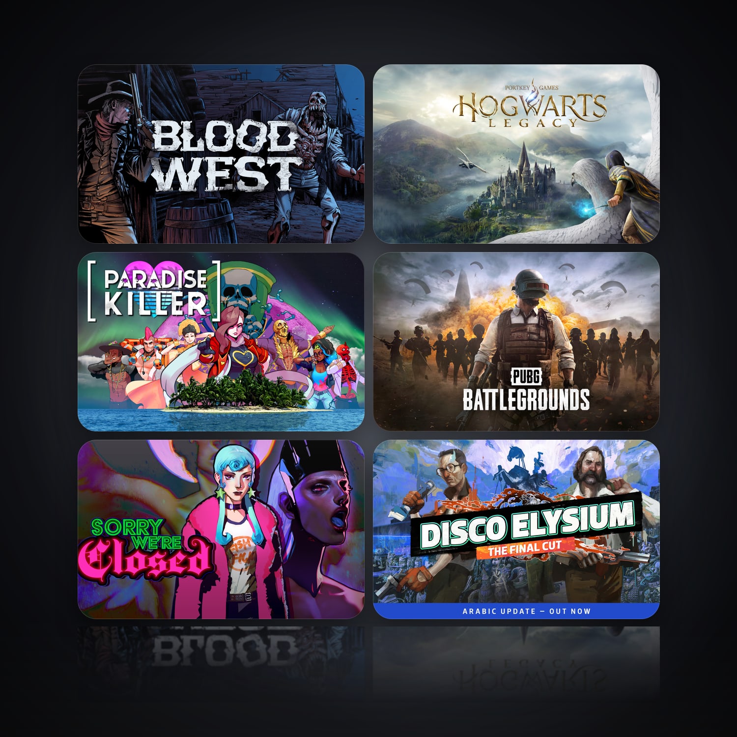 Blood West & Hogwarts Legacy | 8 Games — HabibiAccounts