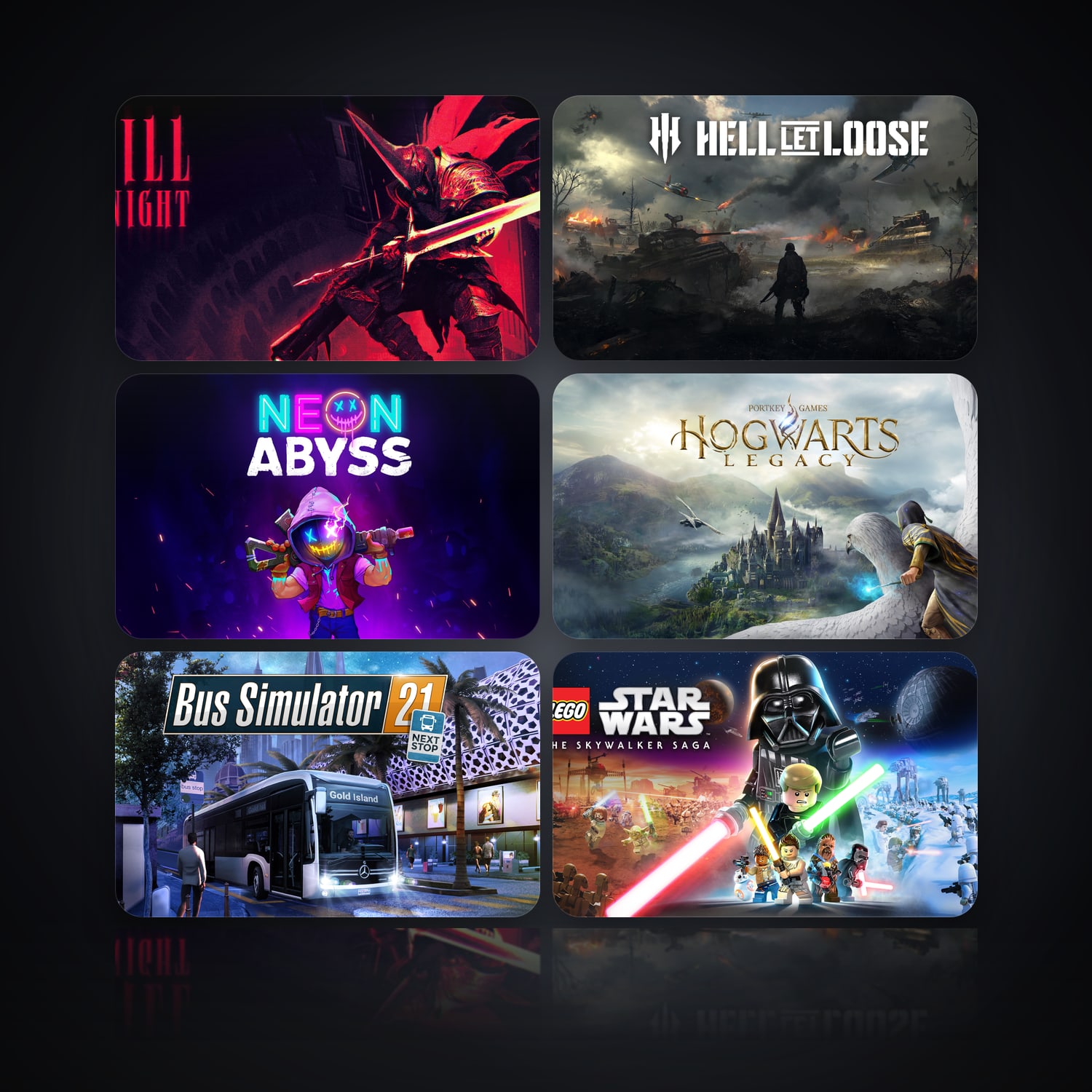 KILL KNIGHT & Hell Let Loose | 6 Games — HabibiAccounts