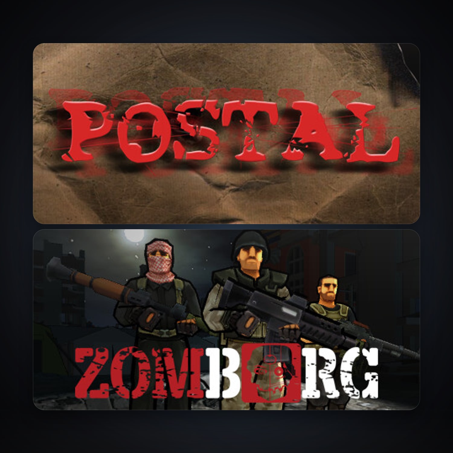Steam account: POSTAL + Zomborg, 7 games, clean — HabibiAccounts