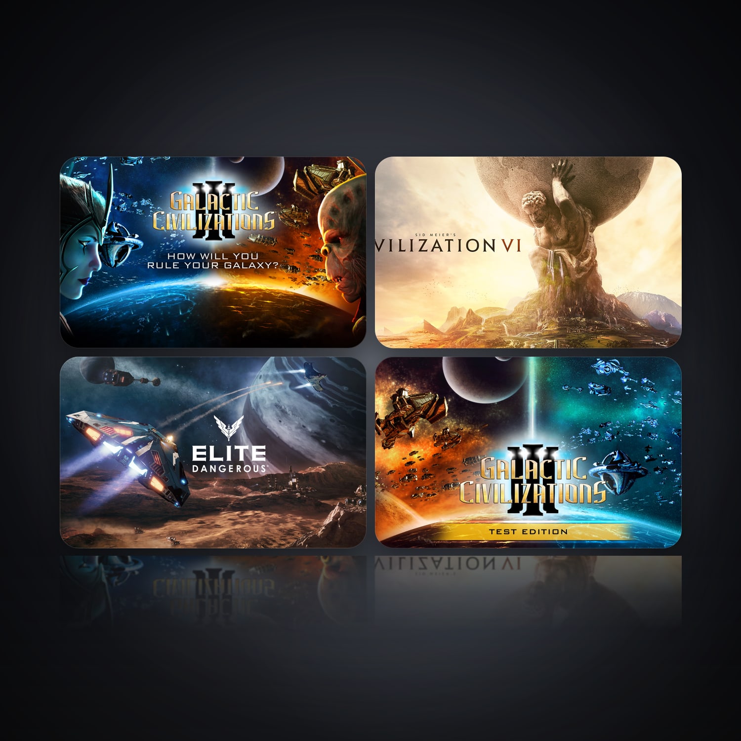 Galactic Civilizations III & Sid Meier's Civilization VI | 4 Games — HabibiAccounts