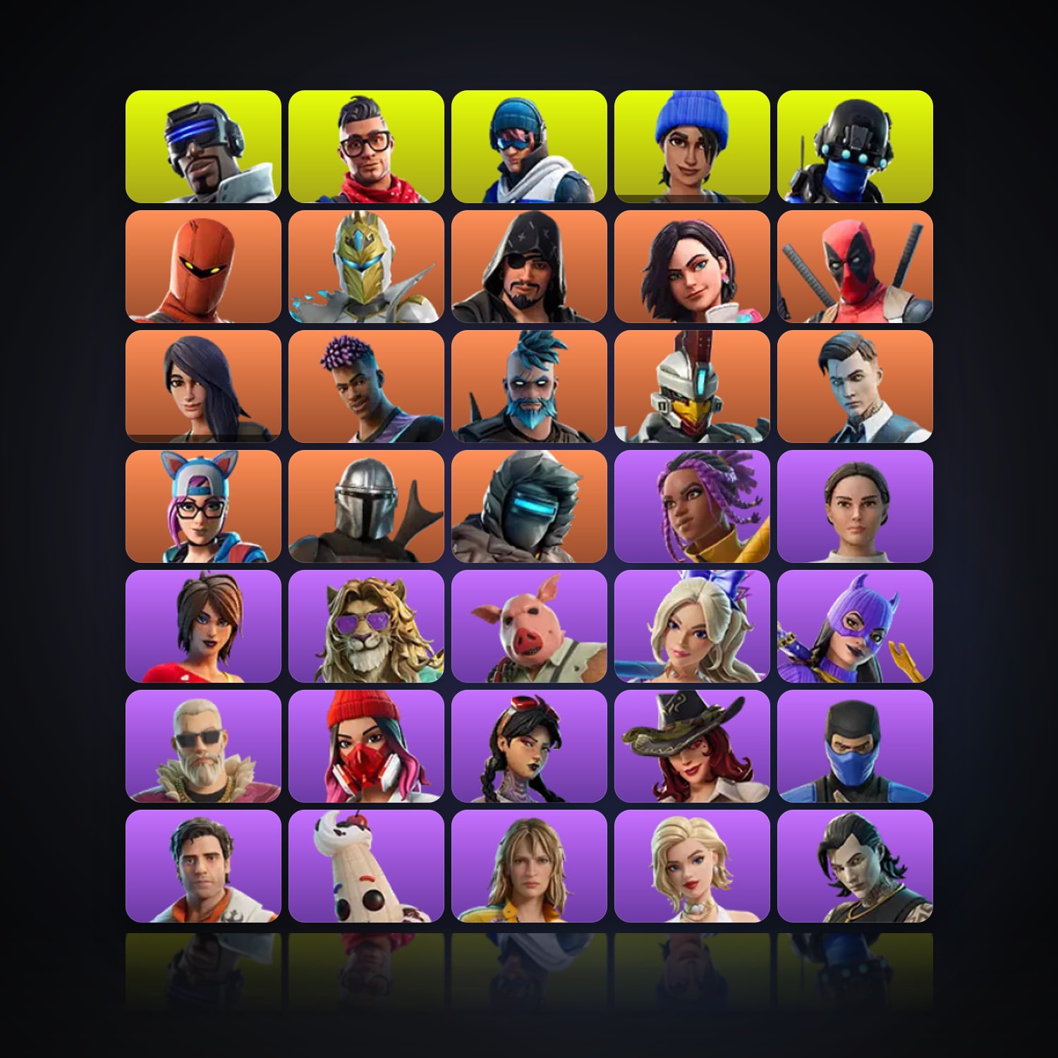 Fortnite | 94 Skins | 650 V-Bucks | Level 1798 | 198 Wins — HabibiAccounts