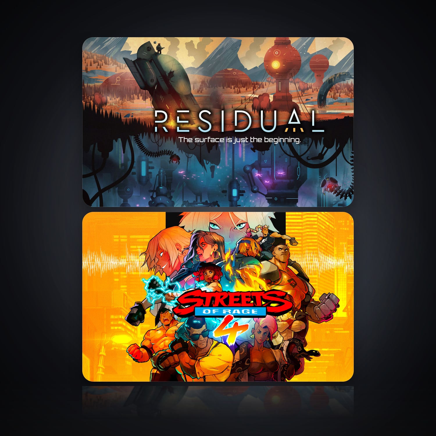 Residual & Streets of Rage 4 | 2 Games — HabibiAccounts