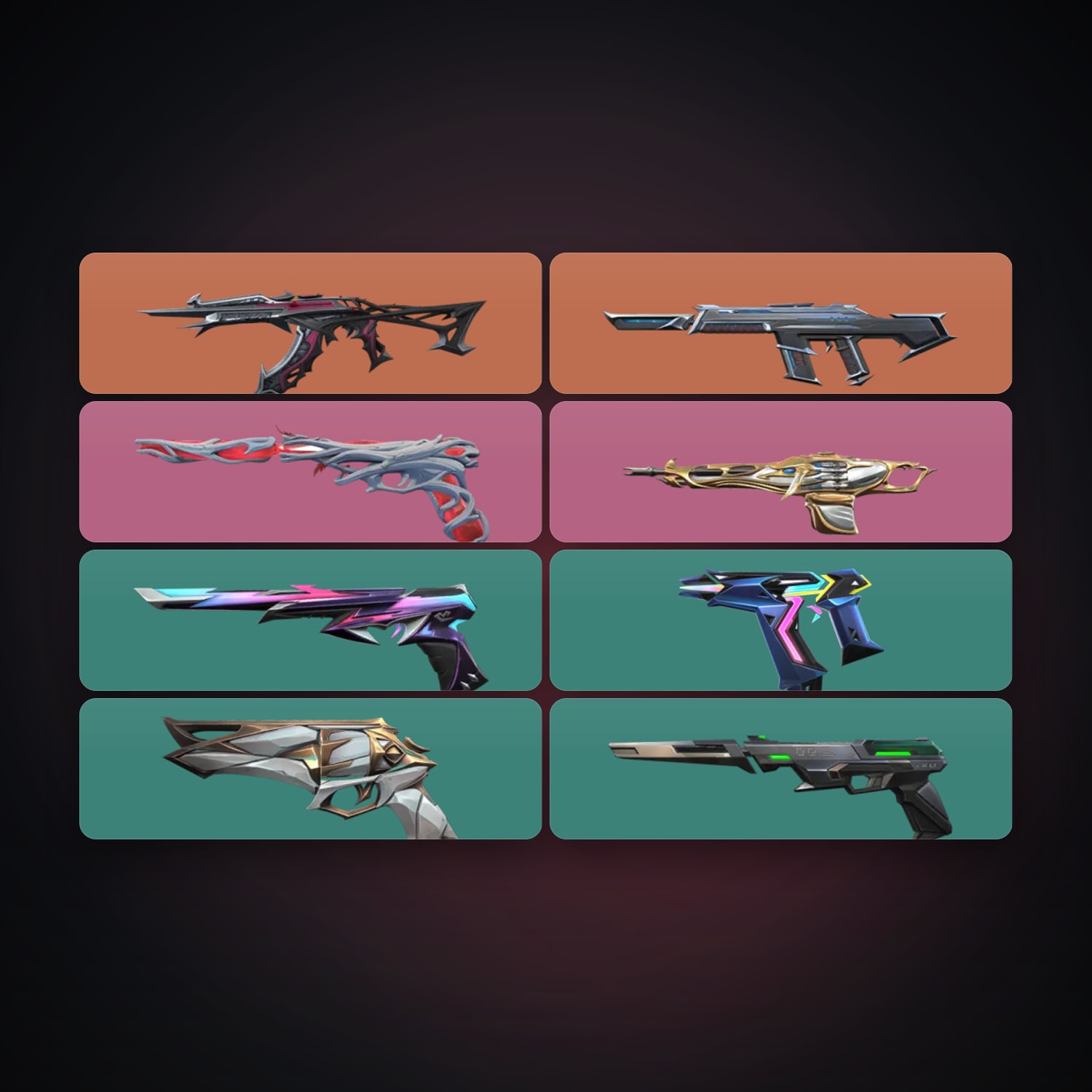 KR Silver 2 locker — 8 skins, lvl 84 — HabibiAccounts