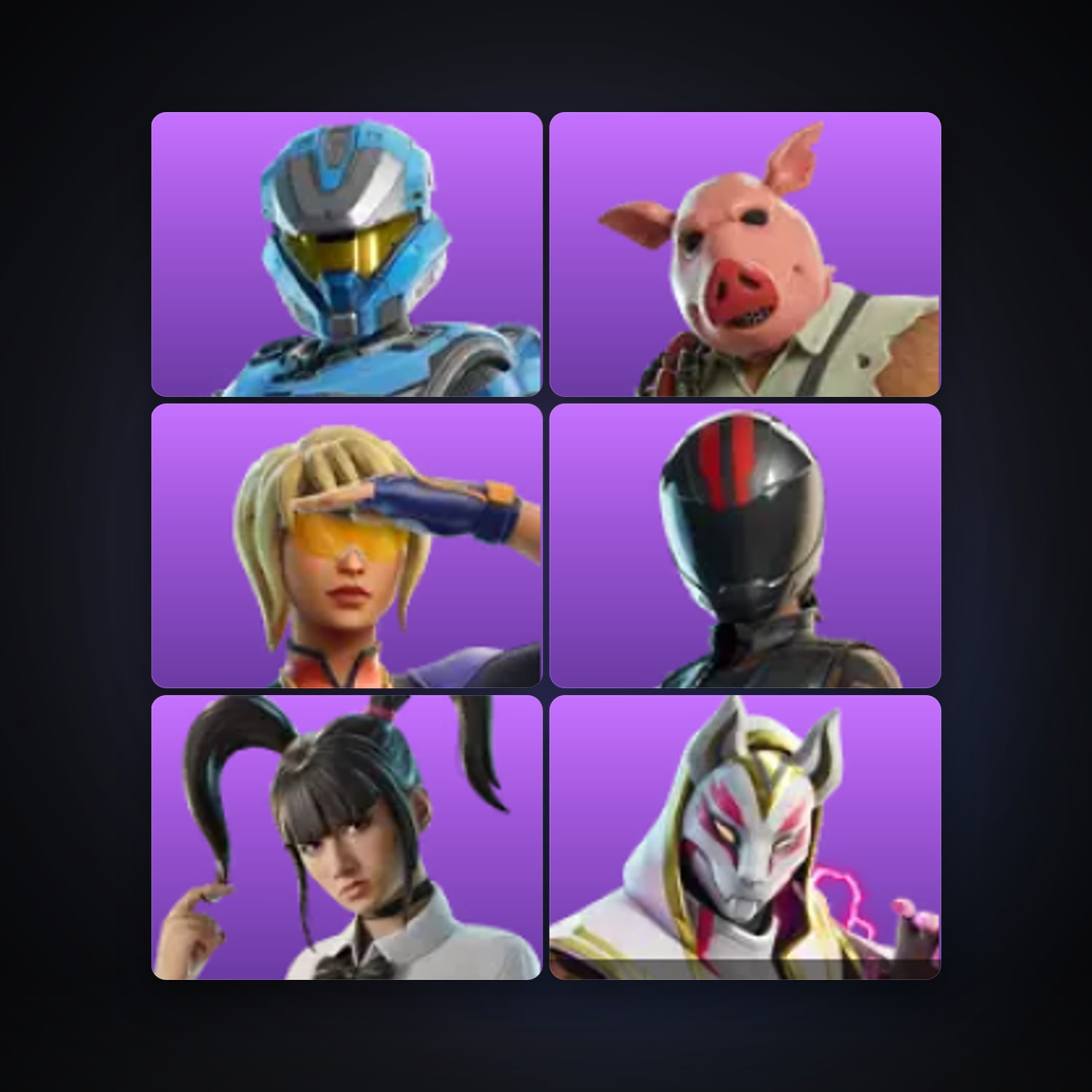 Fortnite | 6 Skins | 400 V-Bucks | Level 203 | 2 Wins — HabibiAccounts