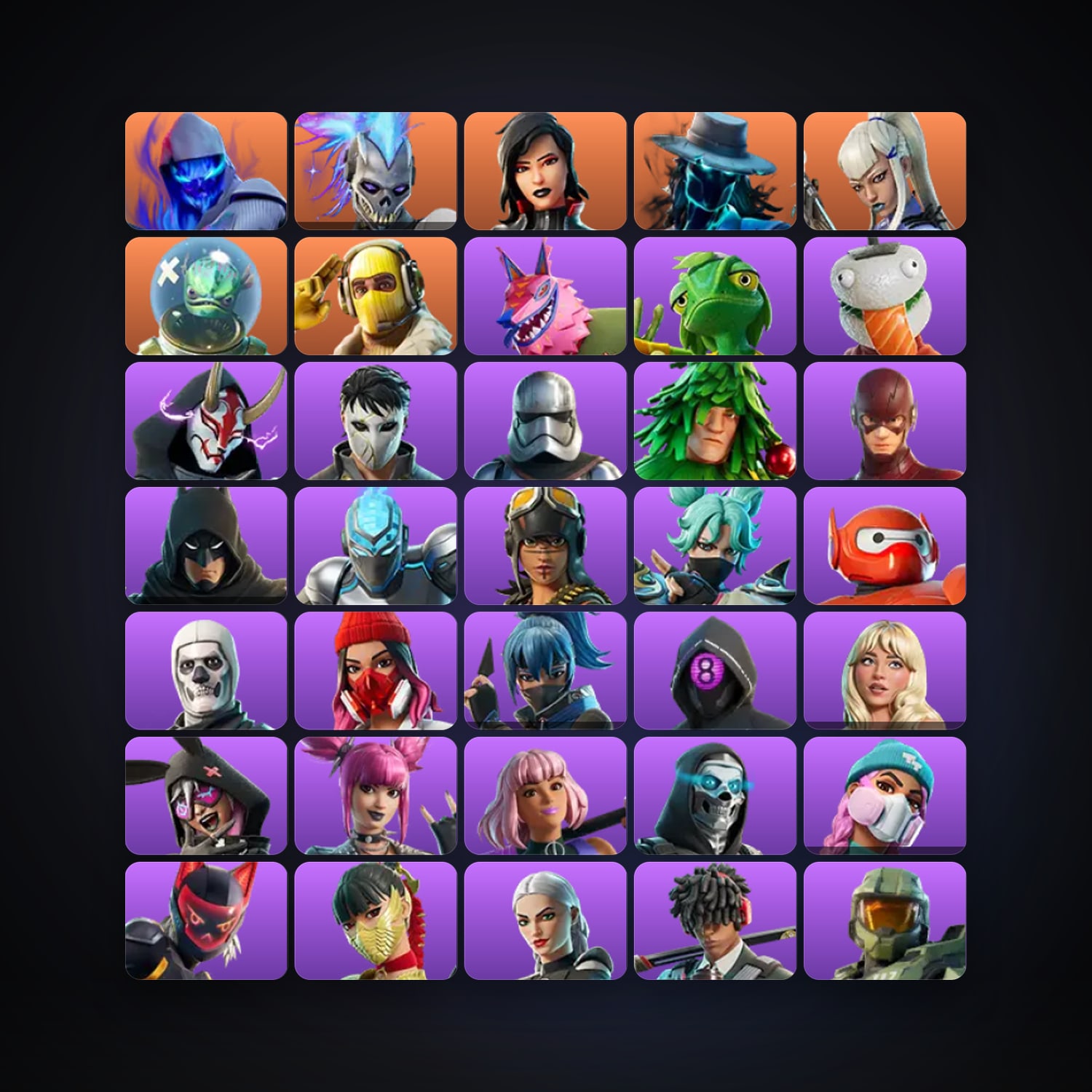 Fortnite | 82 Skins | 150 V-Bucks | Level 731 | 78 Wins — HabibiAccounts
