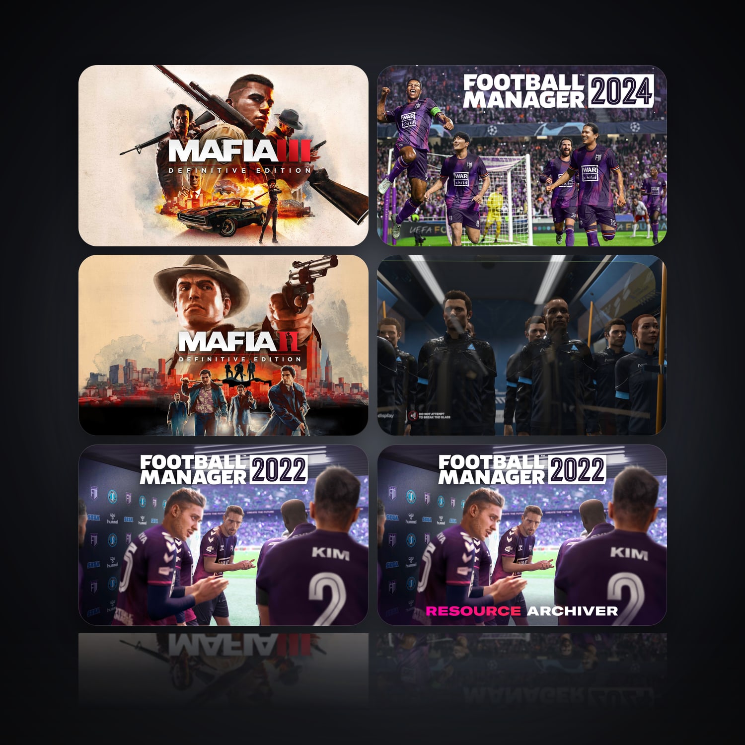 Mafia III: Definitive Edition & Football Manager 2024 | 14 Games — HabibiAccounts
