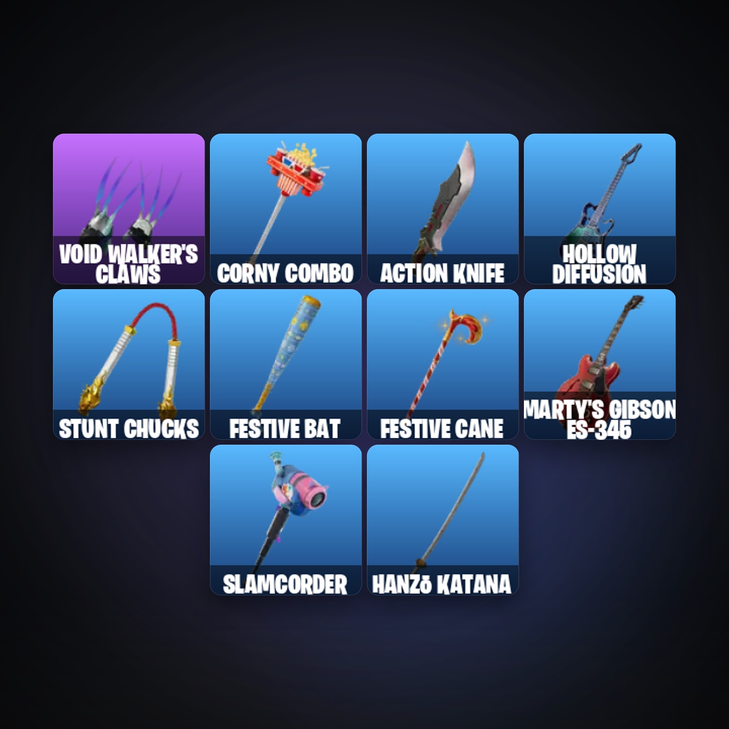 Fortnite locker — 400 V-Bucks — lvl 110 — HabibiAccounts