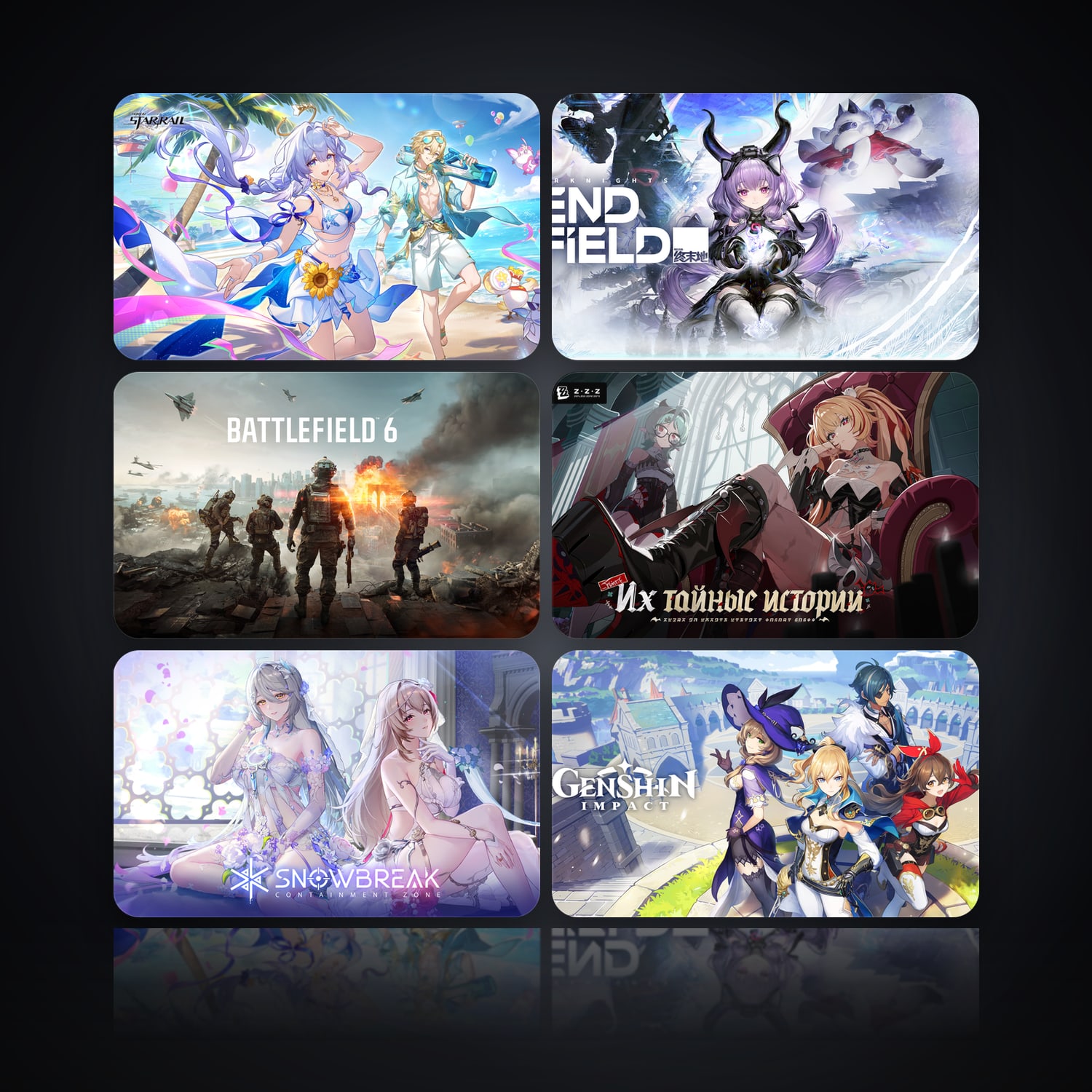 Honkai: Star Rail & Arknights: Endfield | 9 Games — HabibiAccounts