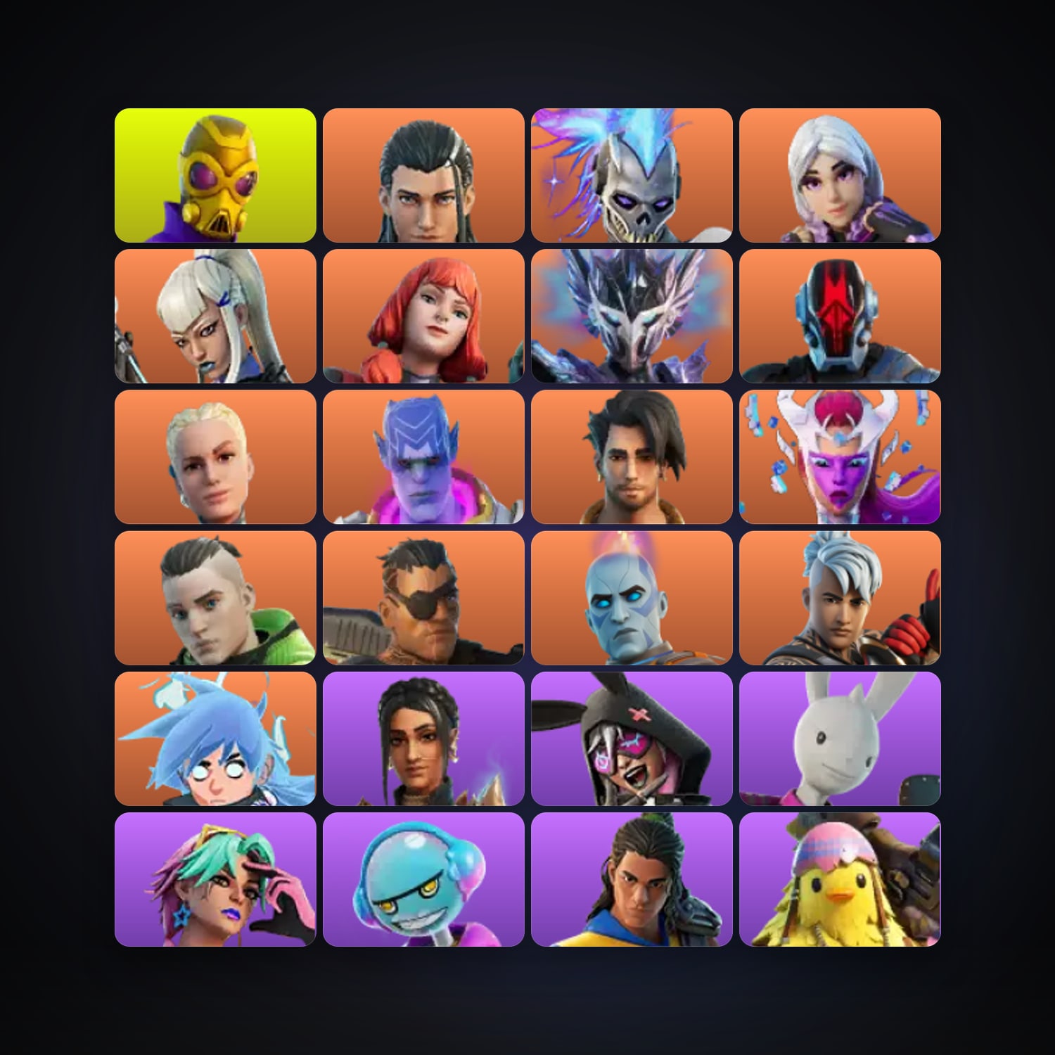 Fortnite | 102 Skins | 550 V-Bucks | Level 4200 | 573 Wins — HabibiAccounts