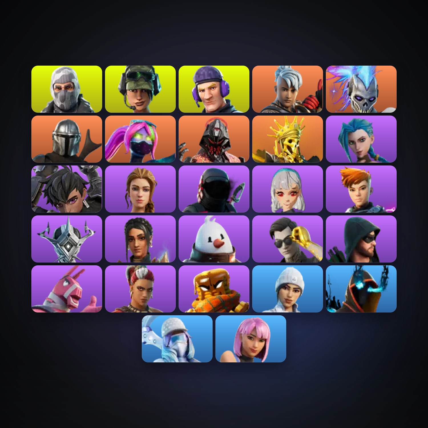 Epic — 41 games — HabibiAccounts