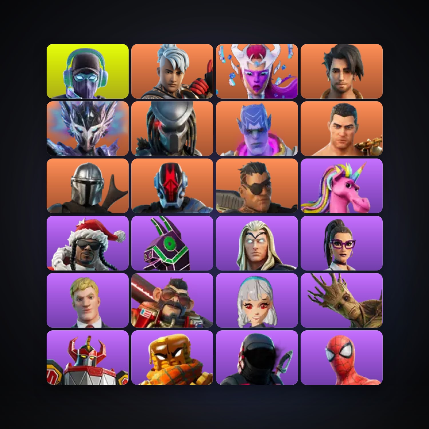 هالحساب فورتنايت، لوكر 71 سكن، لفل 1793، 228 فوز — HabibiAccounts