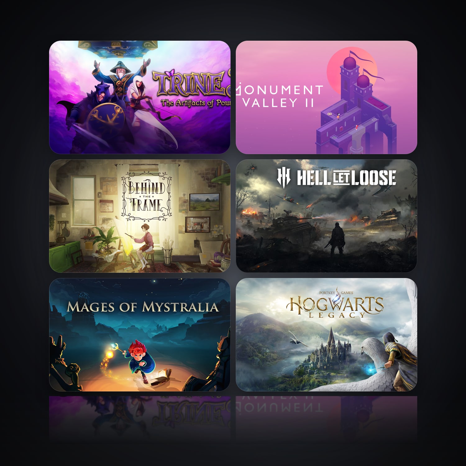 Trine 3: The Artifacts of Power & Monument Valley II | 21 Games — HabibiAccounts