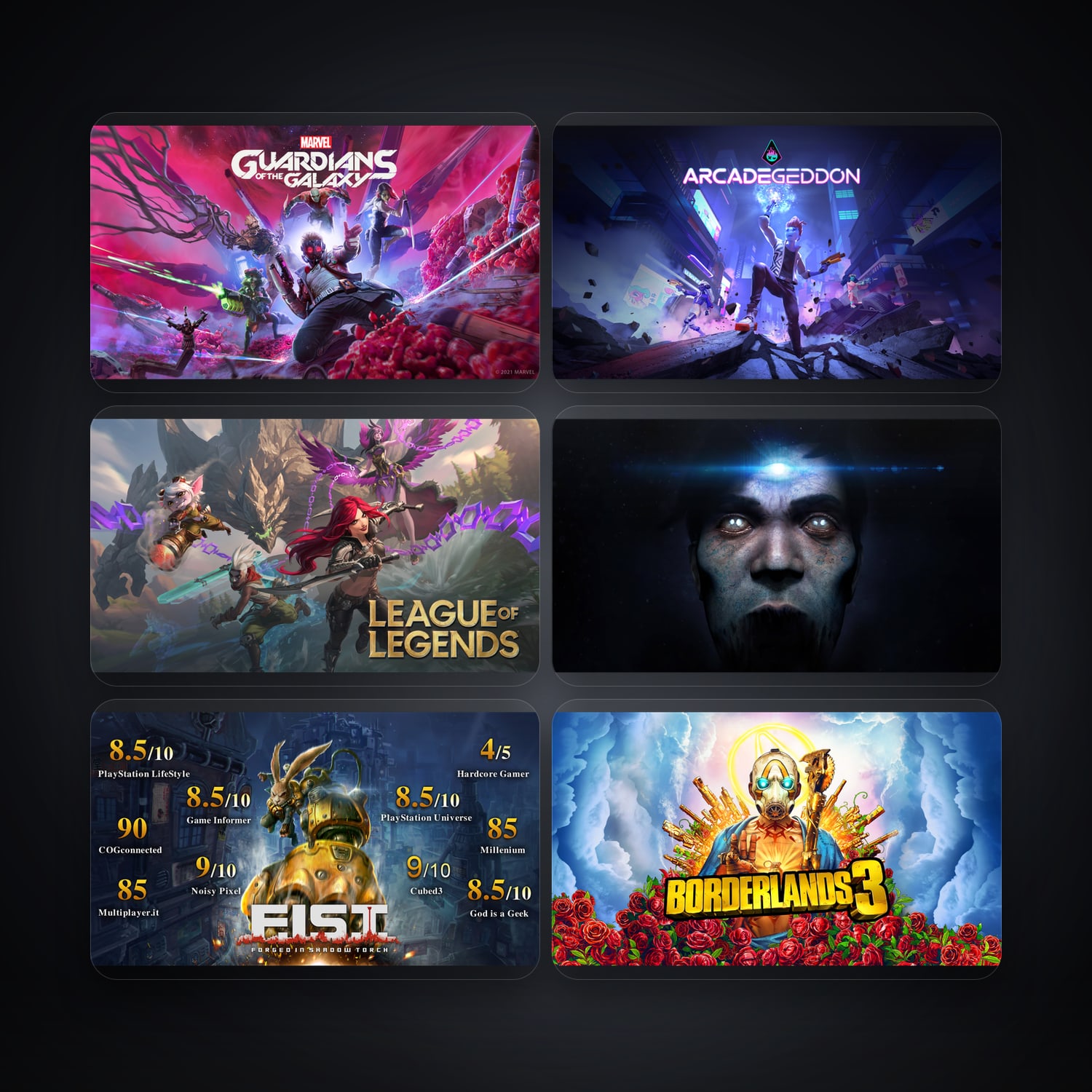Marvel's Guardians of the Galaxy & Arcadegeddon | 222 Games — HabibiAccounts