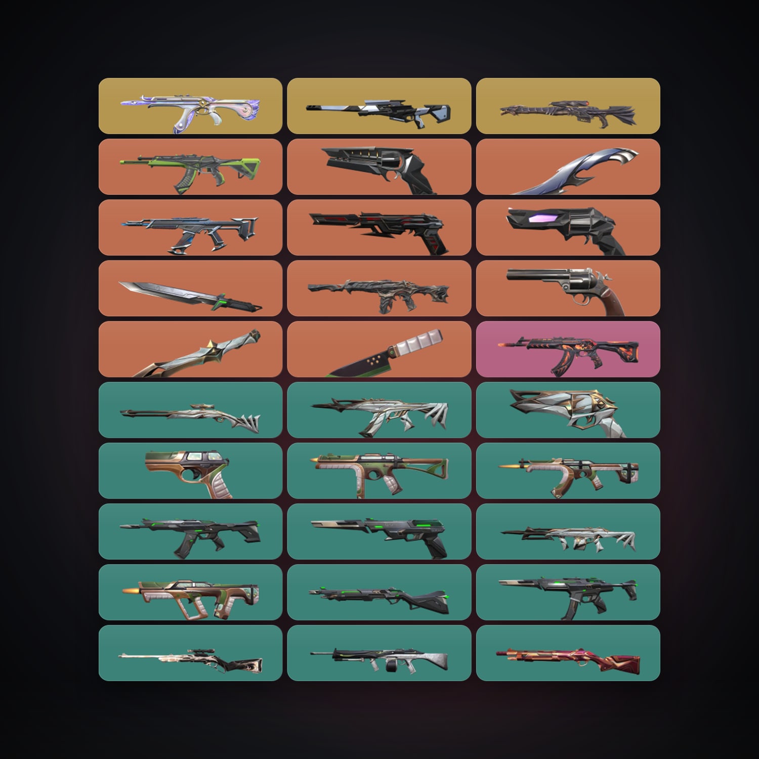 AP Silver 3 locker — 4 knives, 50 skins, lvl 78 — HabibiAccounts