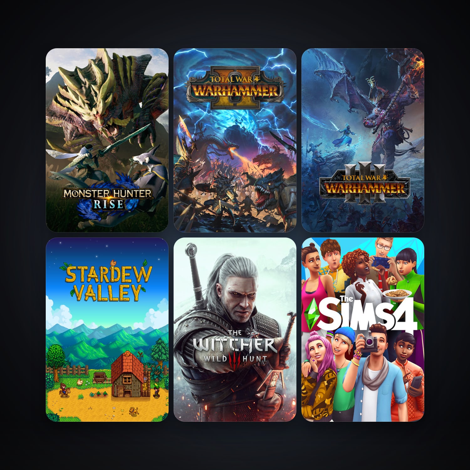 The Witcher 3: Wild Hunt + Stardew Valley, 98 games, clean — HabibiAccounts