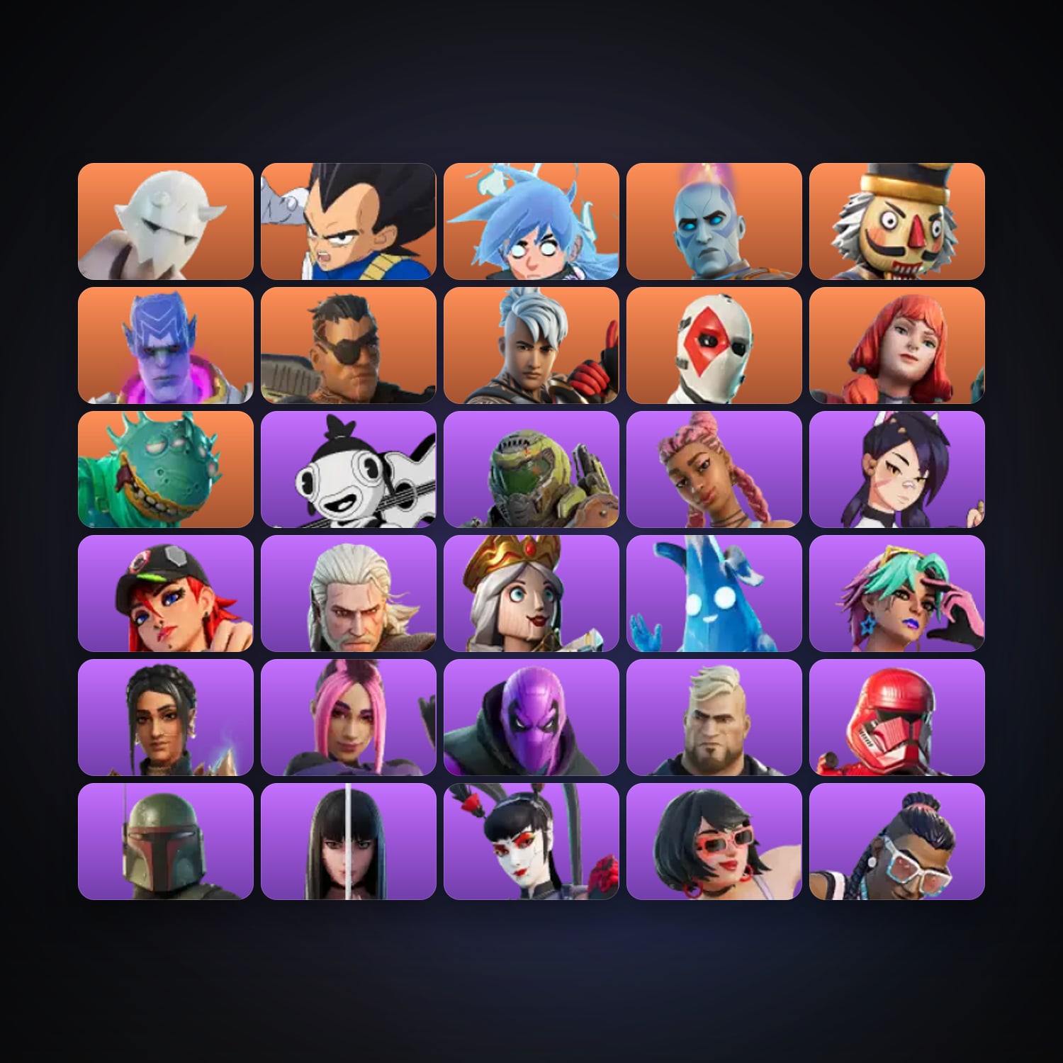 Fortnite | 34 Skins | 300 V-Bucks | Level 443 | 55 Wins — HabibiAccounts