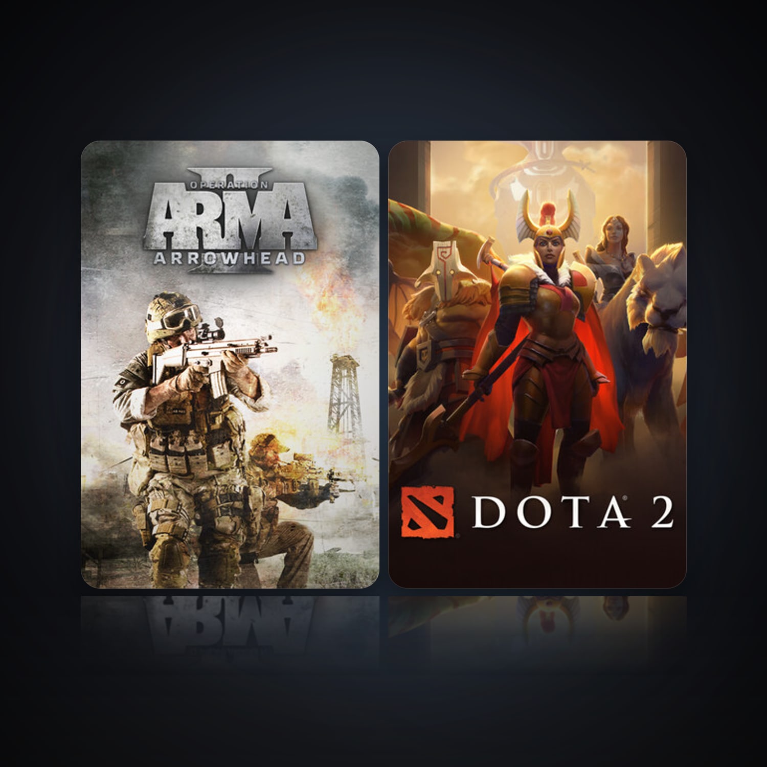 Arma 2: Operation Arrowhead & Dota 2 | 11 Games | Clean — HabibiAccounts