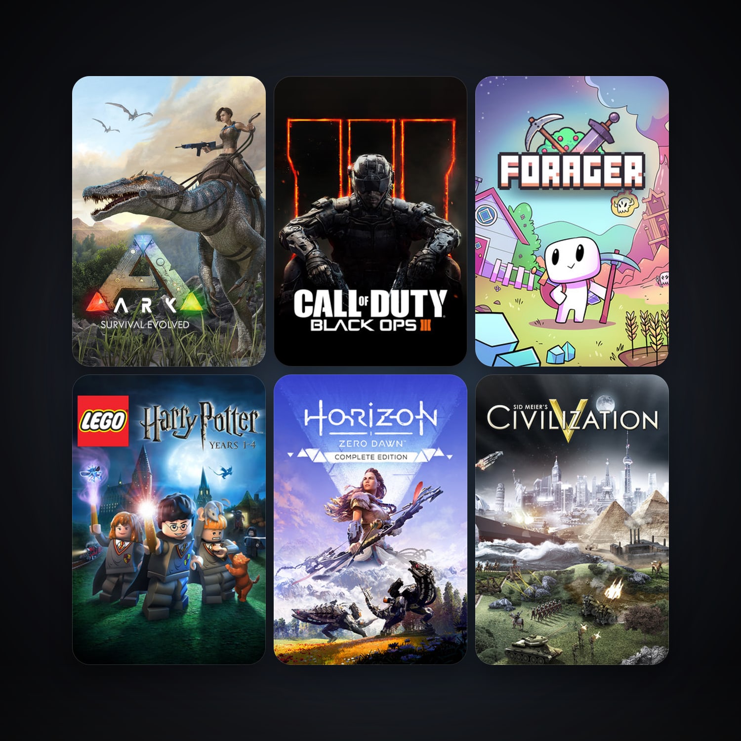Sid Meier's Civilization V + LEGO Harry Potter: Years 1-4, 161 games, clean — HabibiAccounts