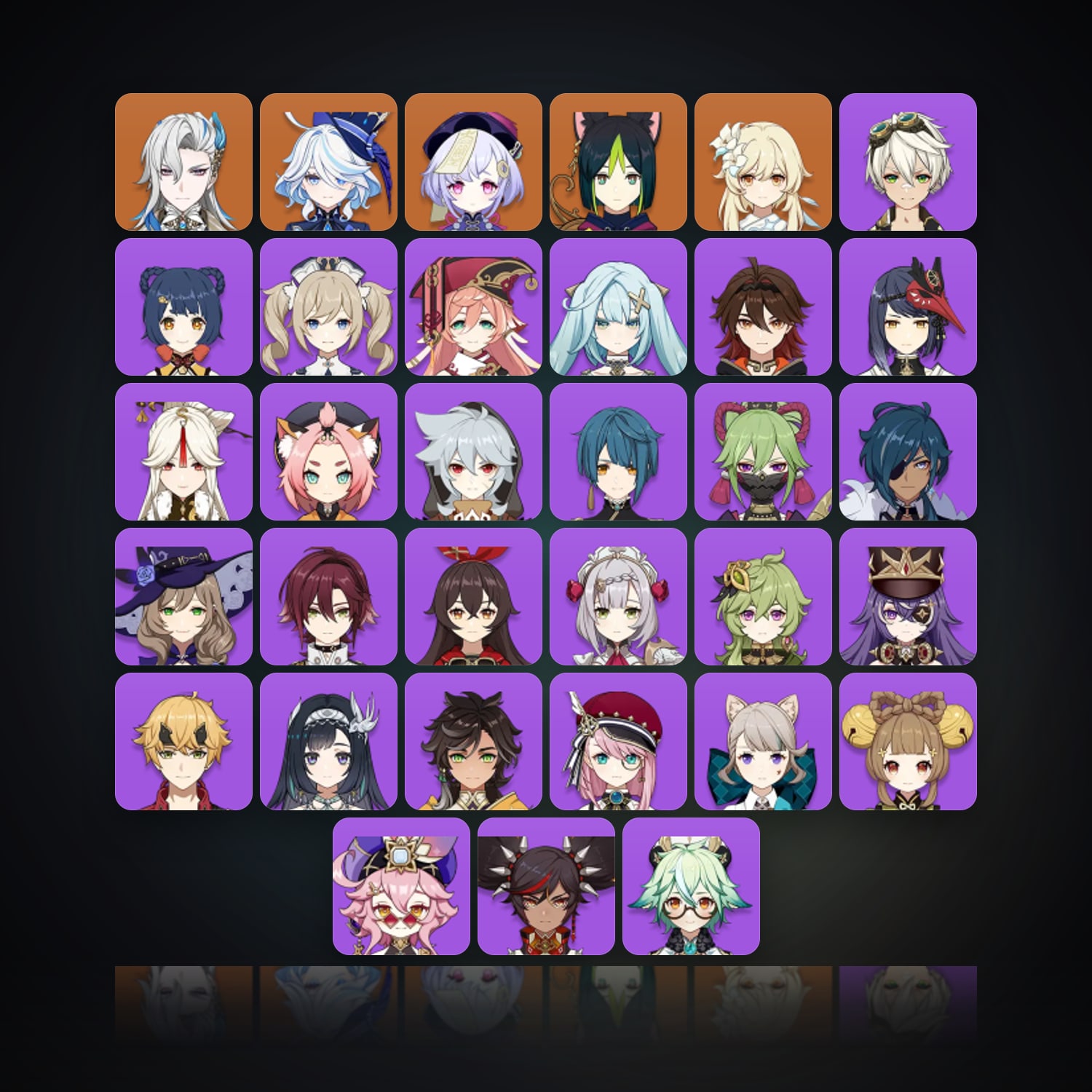 Genshin Impact | AR 42 | 33 Chars | 4× 5★ — HabibiAccounts