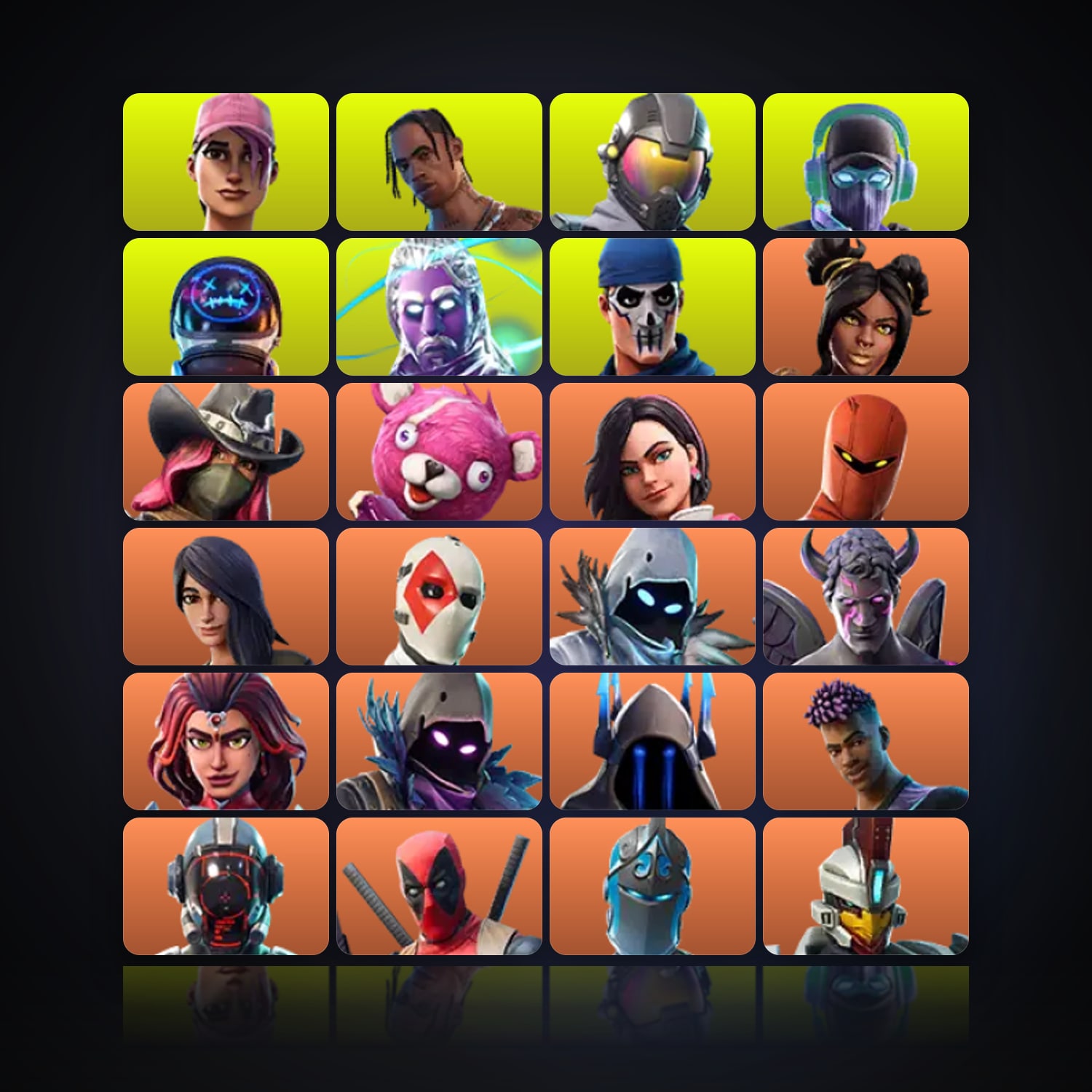 Fortnite | 204 Skins | 850 V-Bucks | Level 2039 | 246 Wins — HabibiAccounts