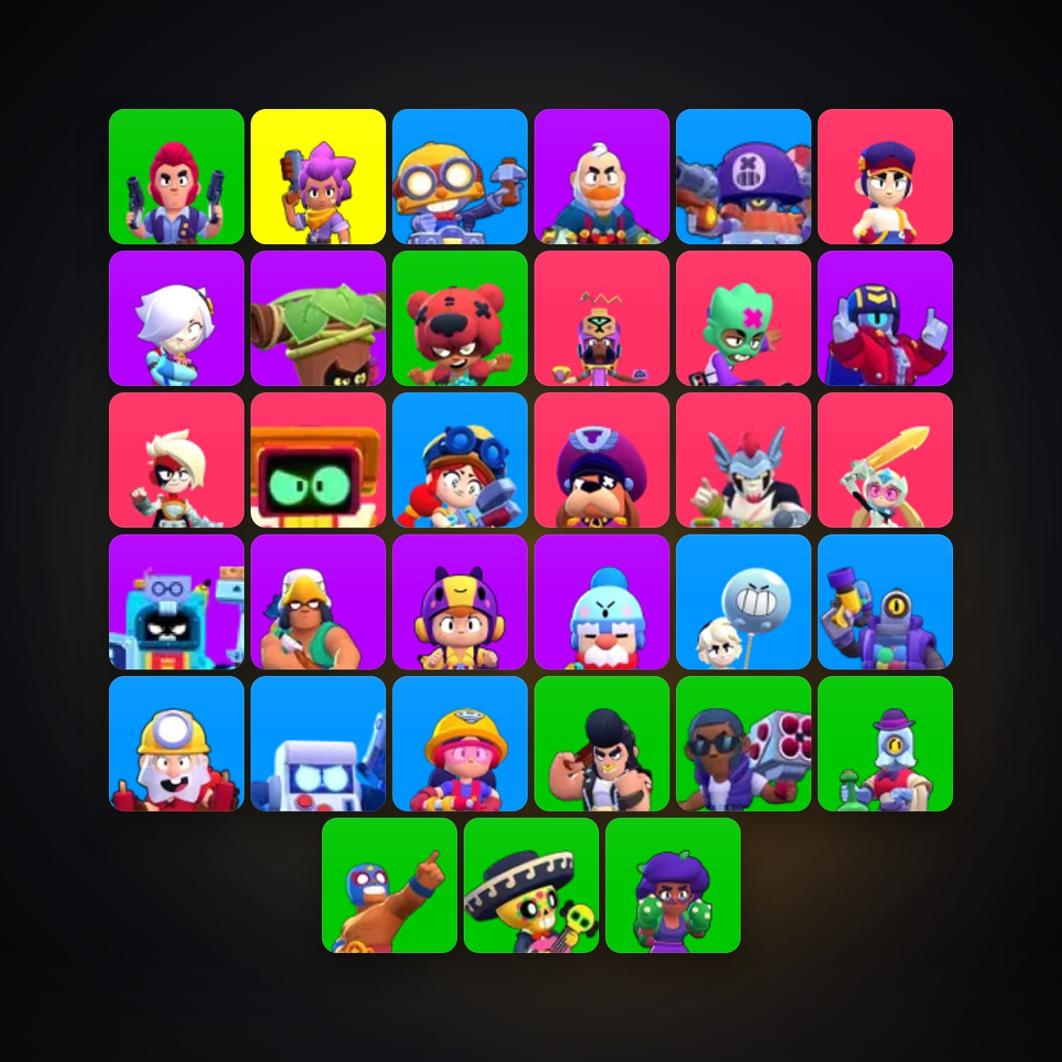 33 Brawlers | 3.8K Trophies — HabibiAccounts