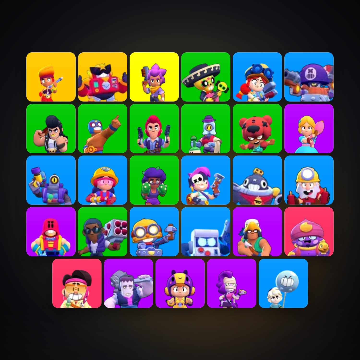29 Brawlers | 3K Trophies — HabibiAccounts
