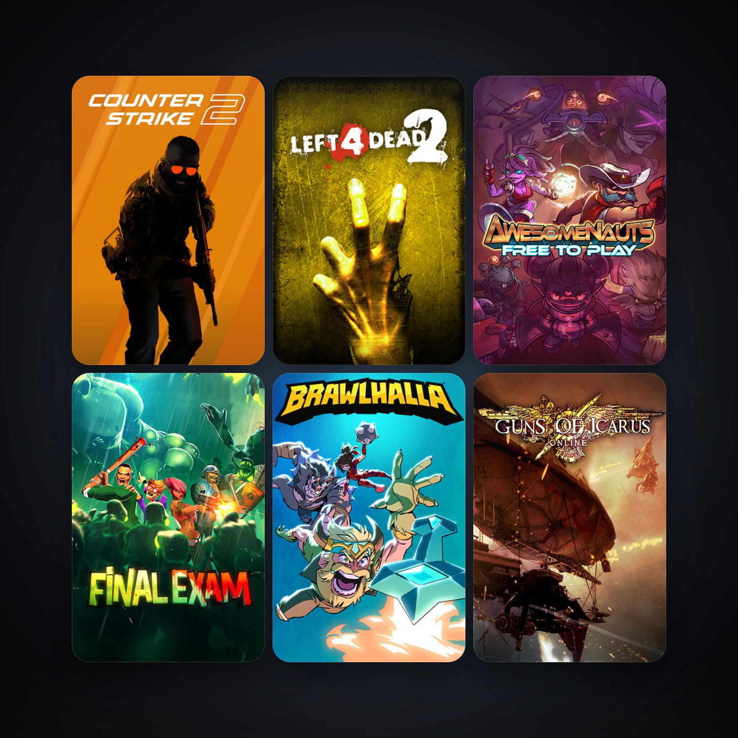 Left 4 Dead 2 + CS2 Prime, 7 games, Steam 10, clean — HabibiAccounts