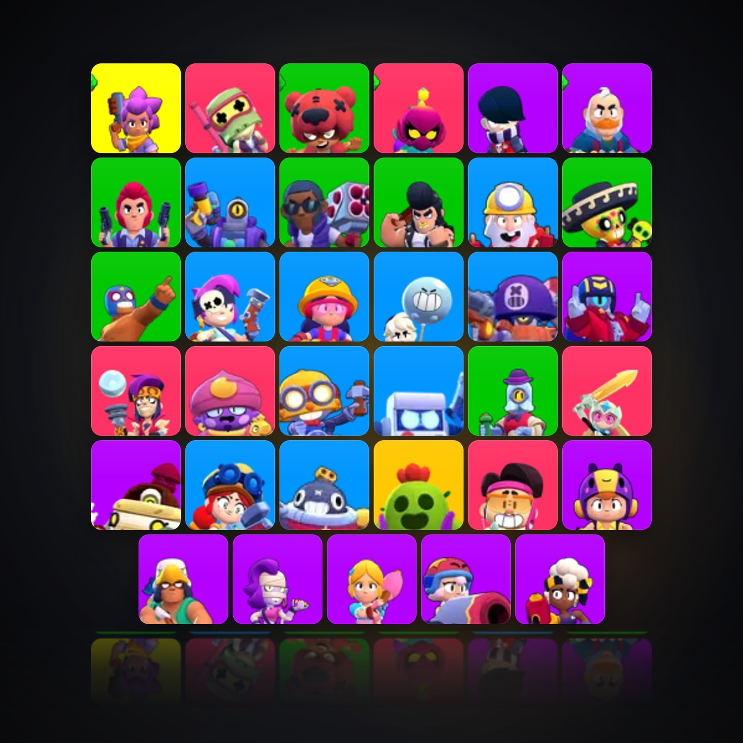 36 Brawlers | 6.1K Trophies — HabibiAccounts