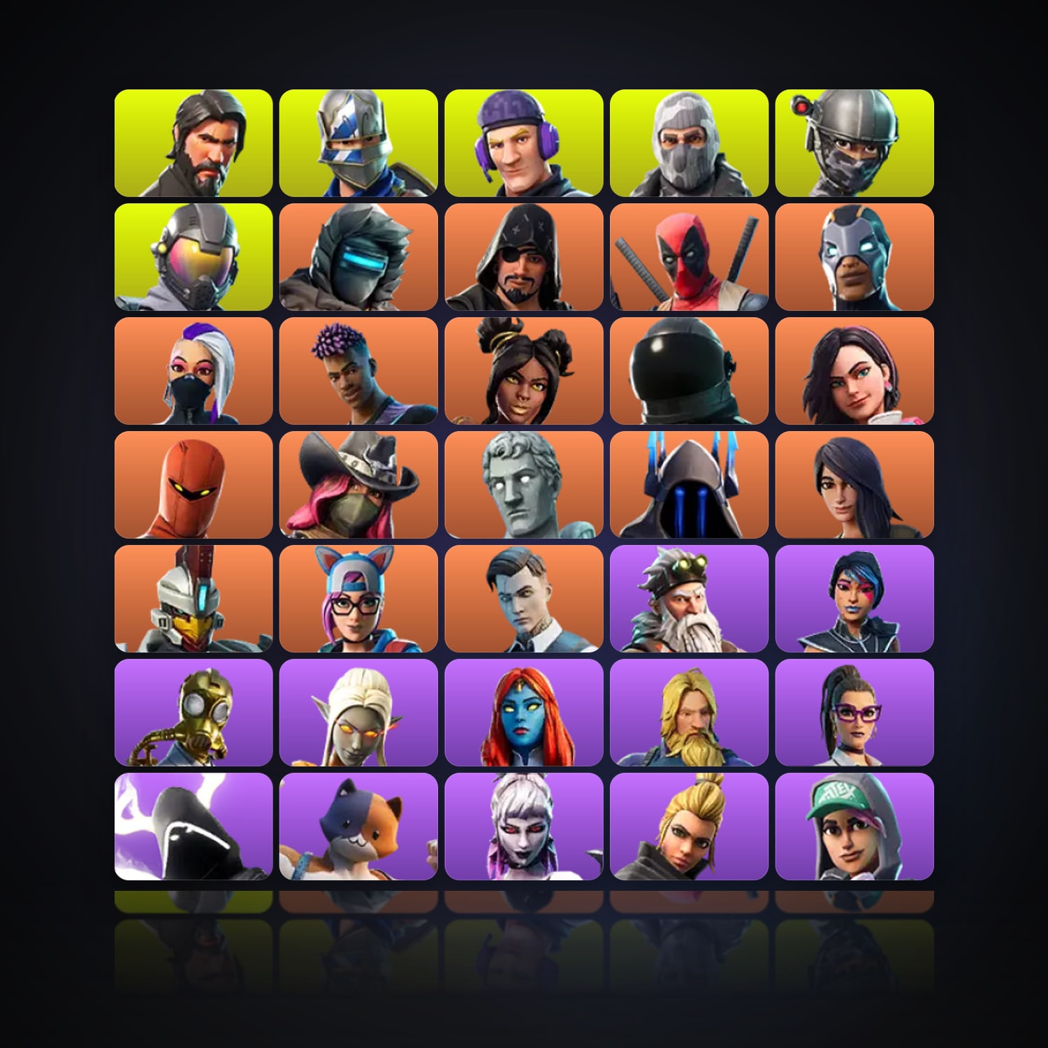 Fortnite | 92 Skins | 200 V-Bucks | Level 1664 | 290 Wins — HabibiAccounts