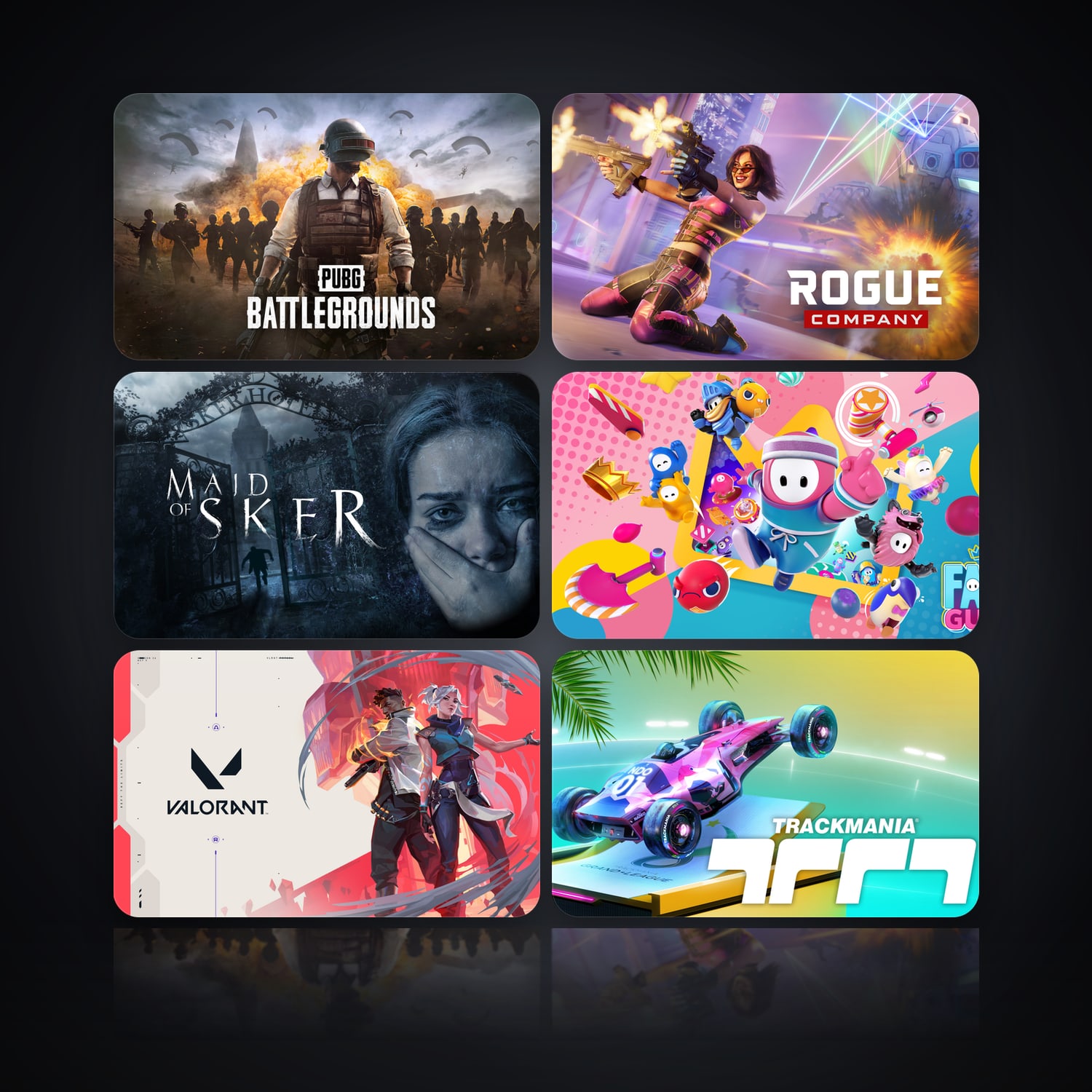 PUBG: BATTLEGROUNDS & Rogue Company | 6 Games — HabibiAccounts