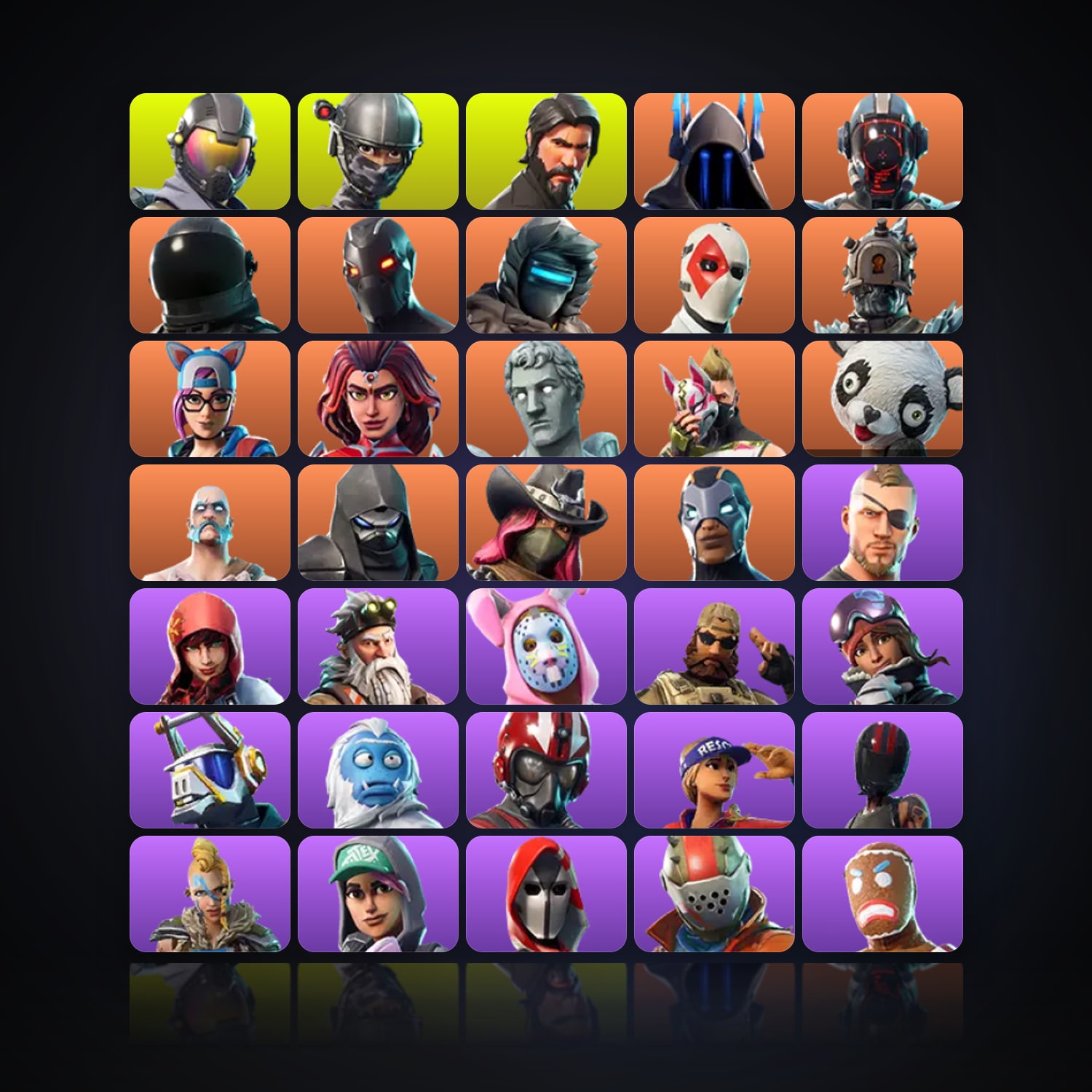 Fortnite | 47 Skins | 250 V-Bucks | Level 442 | 158 Wins — HabibiAccounts