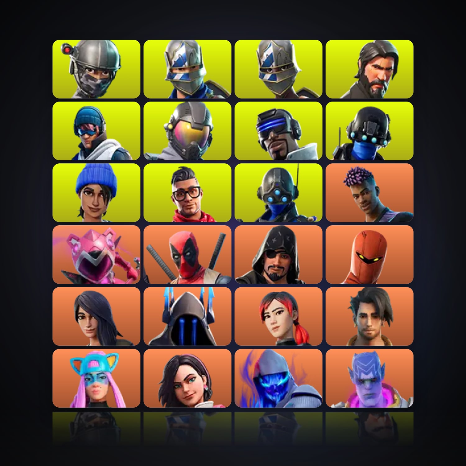 Fortnite | 137 Skins | 550 V-Bucks | Level 1684 | 210 Wins — HabibiAccounts