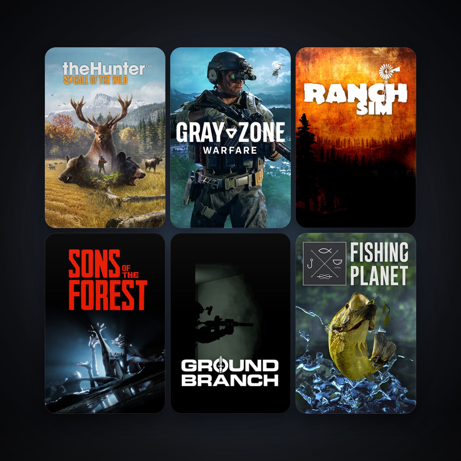 GROUND BRANCH + Stranded Deep, 20 games, clean — HabibiAccounts