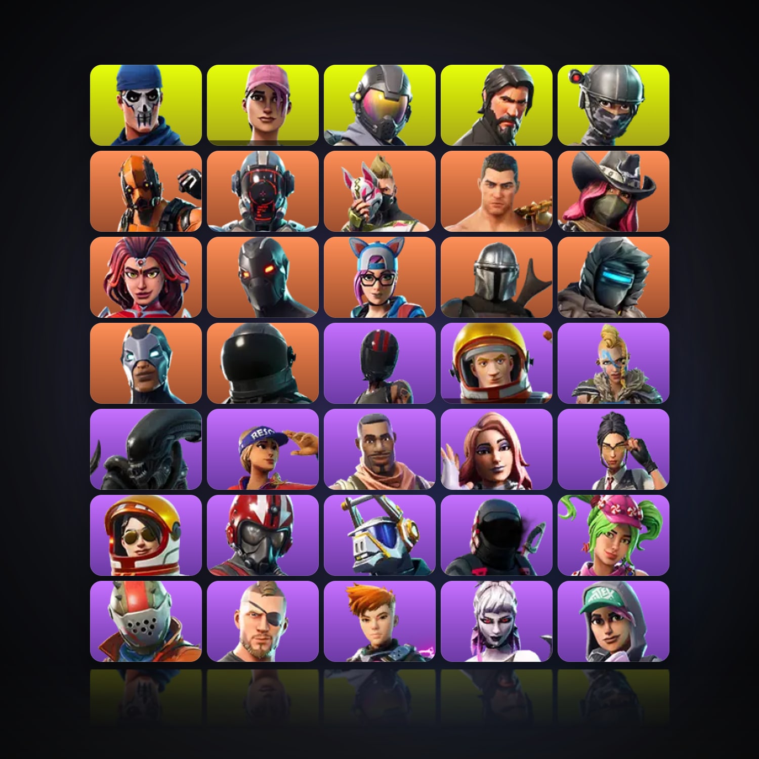 Fortnite | 45 Skins | 900 V-Bucks | Level 928 | 106 Wins — HabibiAccounts