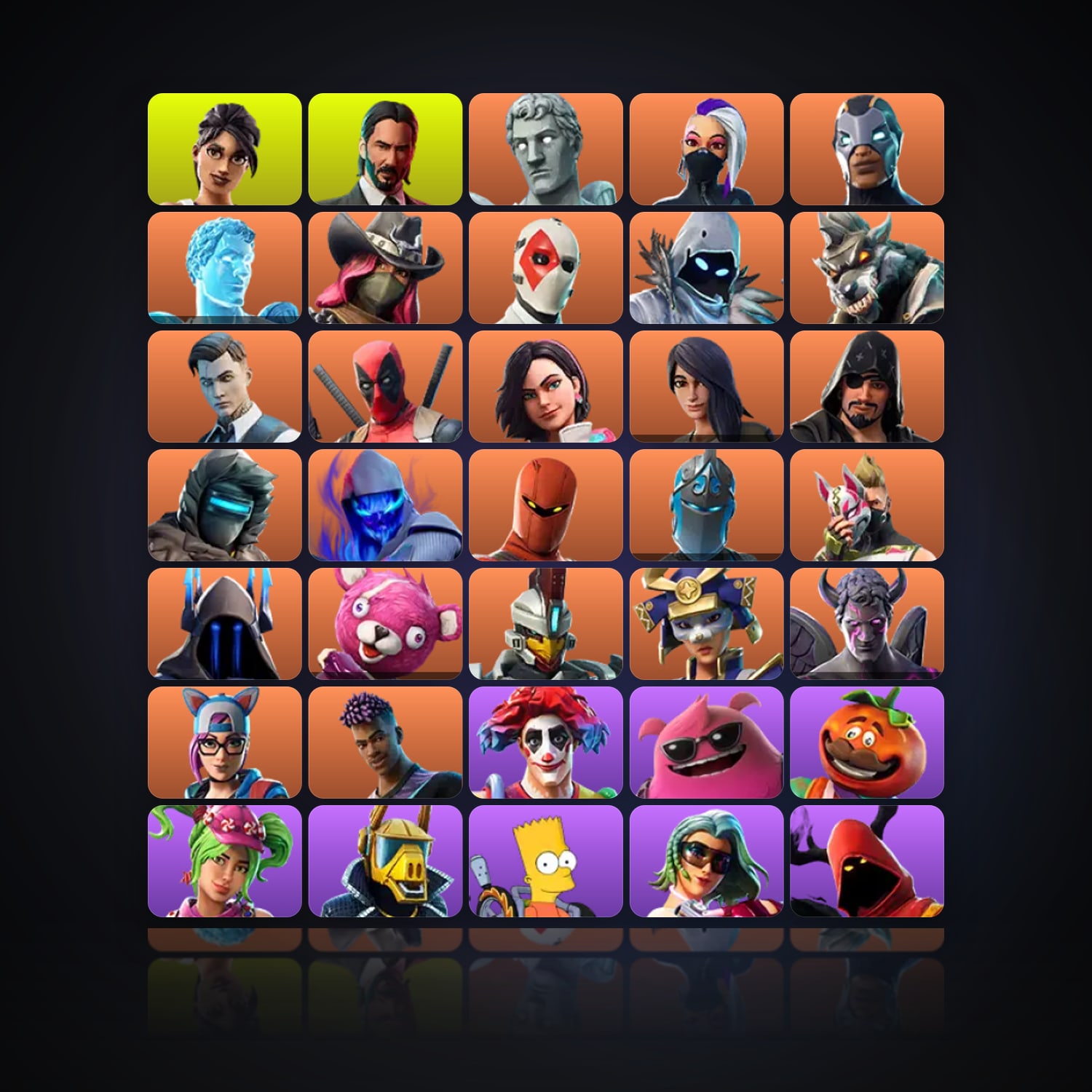 Fortnite | 109 Skins | 400 V-Bucks | Level 1546 | 214 Wins — HabibiAccounts